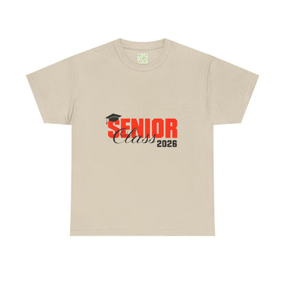Senior Class 2026 Unisex Heavy Cotton Tee - Graduation Shirt, Senior Celebration Tee, Class of 2026 Apparel, Graduation Gift, School [...]