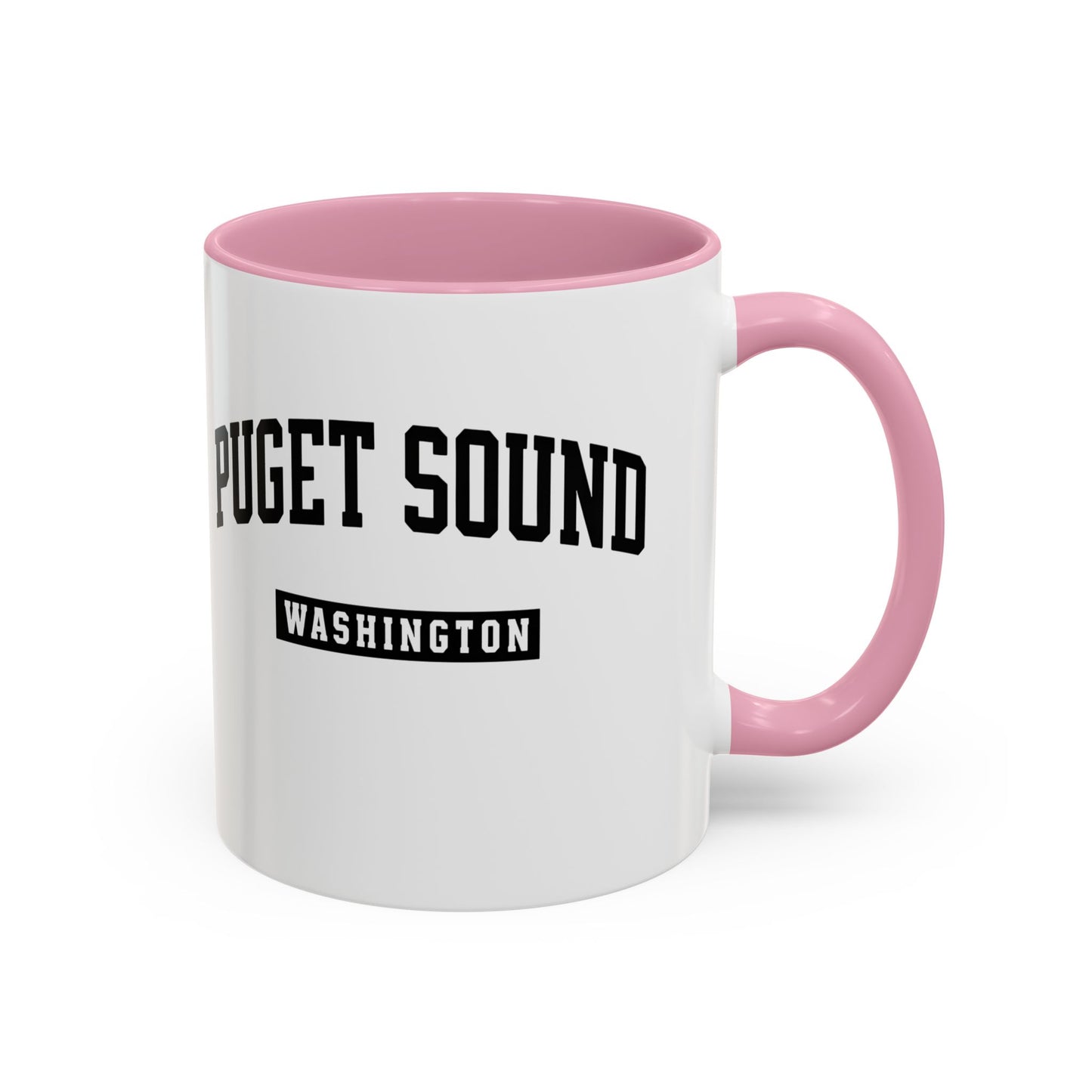 Seattle, Tacoma, Puget Sound Washington Accent Coffee Mug, Tacoma, Puget Sound Gift, Puget Sound WA, Washington Souvenir, Puget Sound Mug