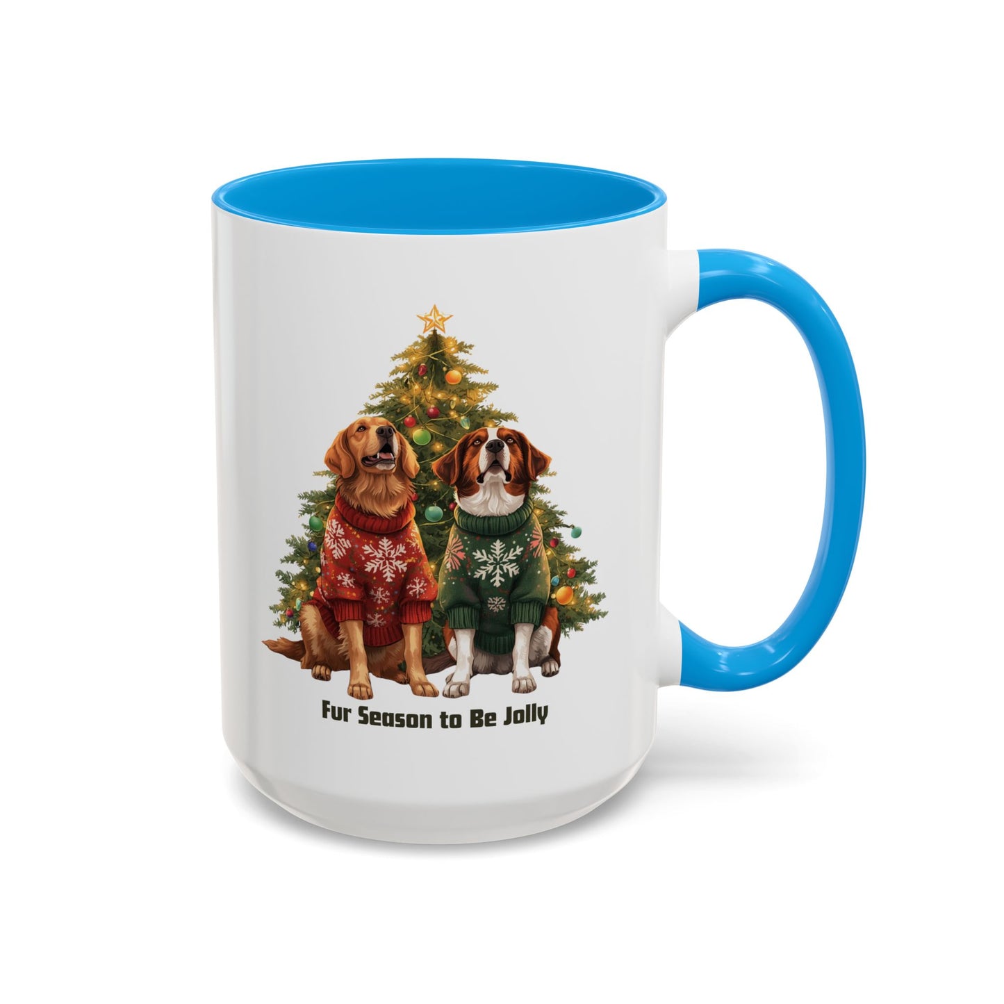 Festive Dog-Themed Mug for Pet Lovers, Dog Christmas Mug, Cute Christmas Dog Mug, Custom Dog Mom Mug, Merry Christmas