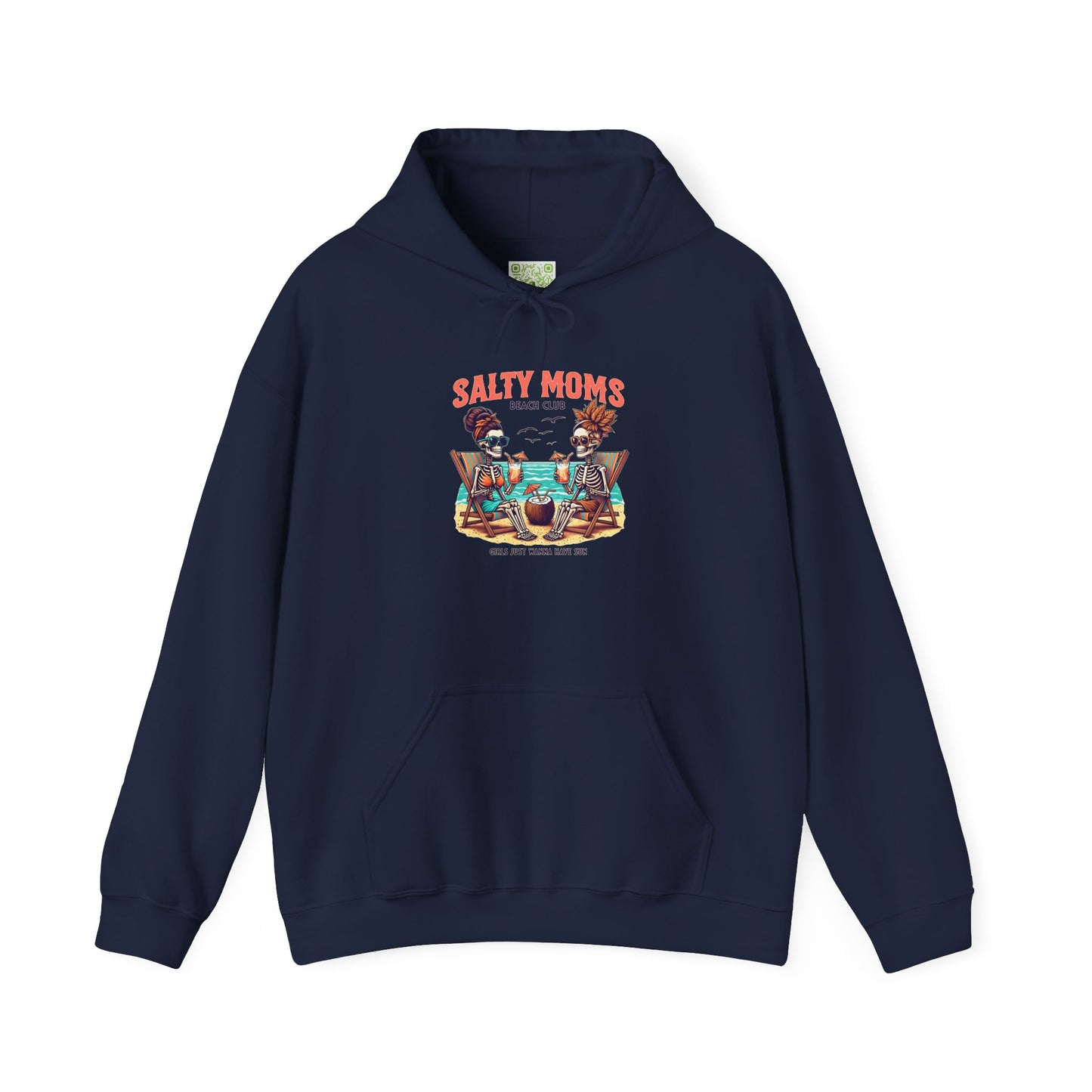 Salty Moms Beach Club Hoodie, Fun Summer Vibes, Beach Lovers, Summer Mom Hoodie, Girls Trip, Hot Mom Summer