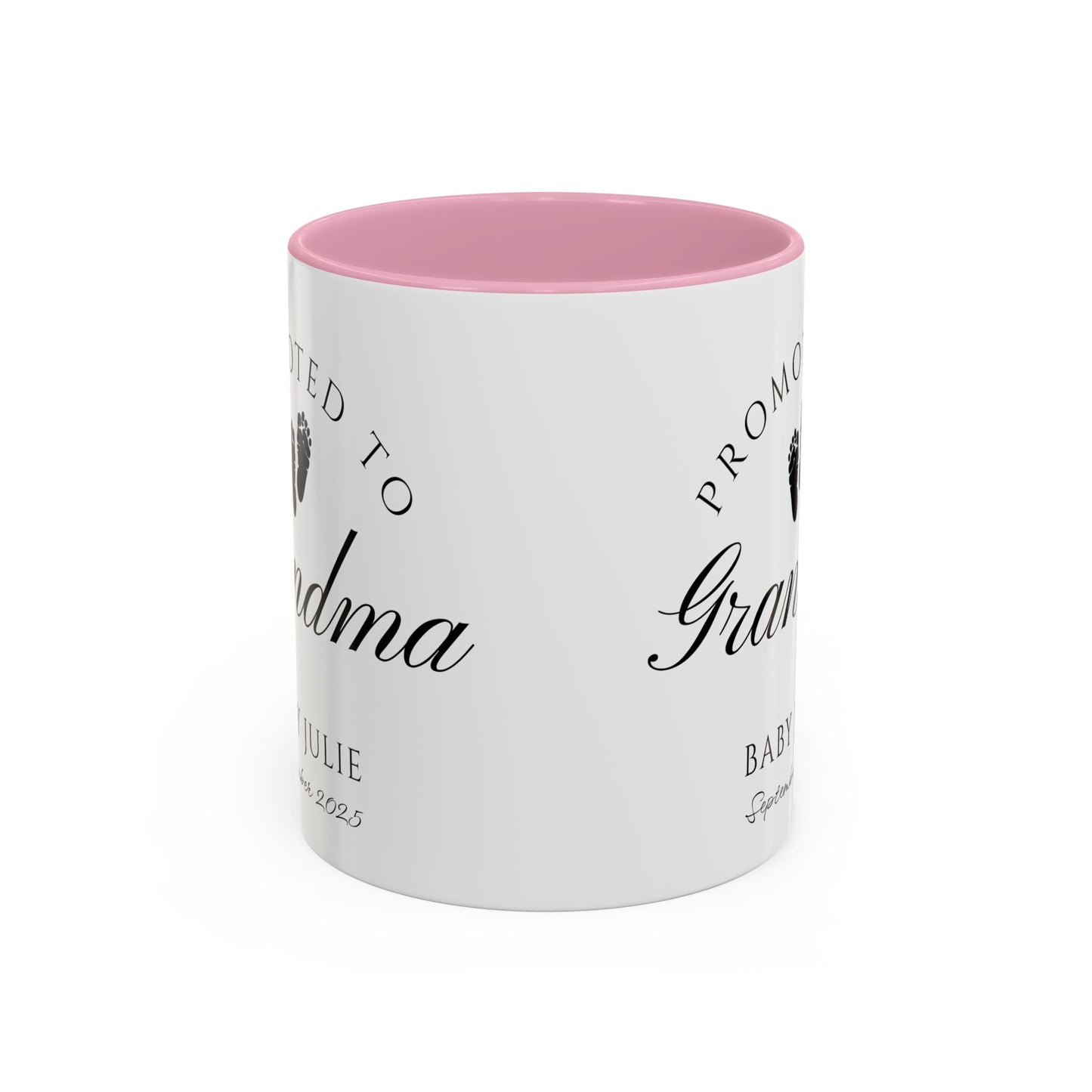 Promoted to Grandma Mug, Pregnancy Announcement Coffee Cup, Baby Reveal Gift, New Grandparent Mug, Grandma to Be Gift, Custom Baby Announcement