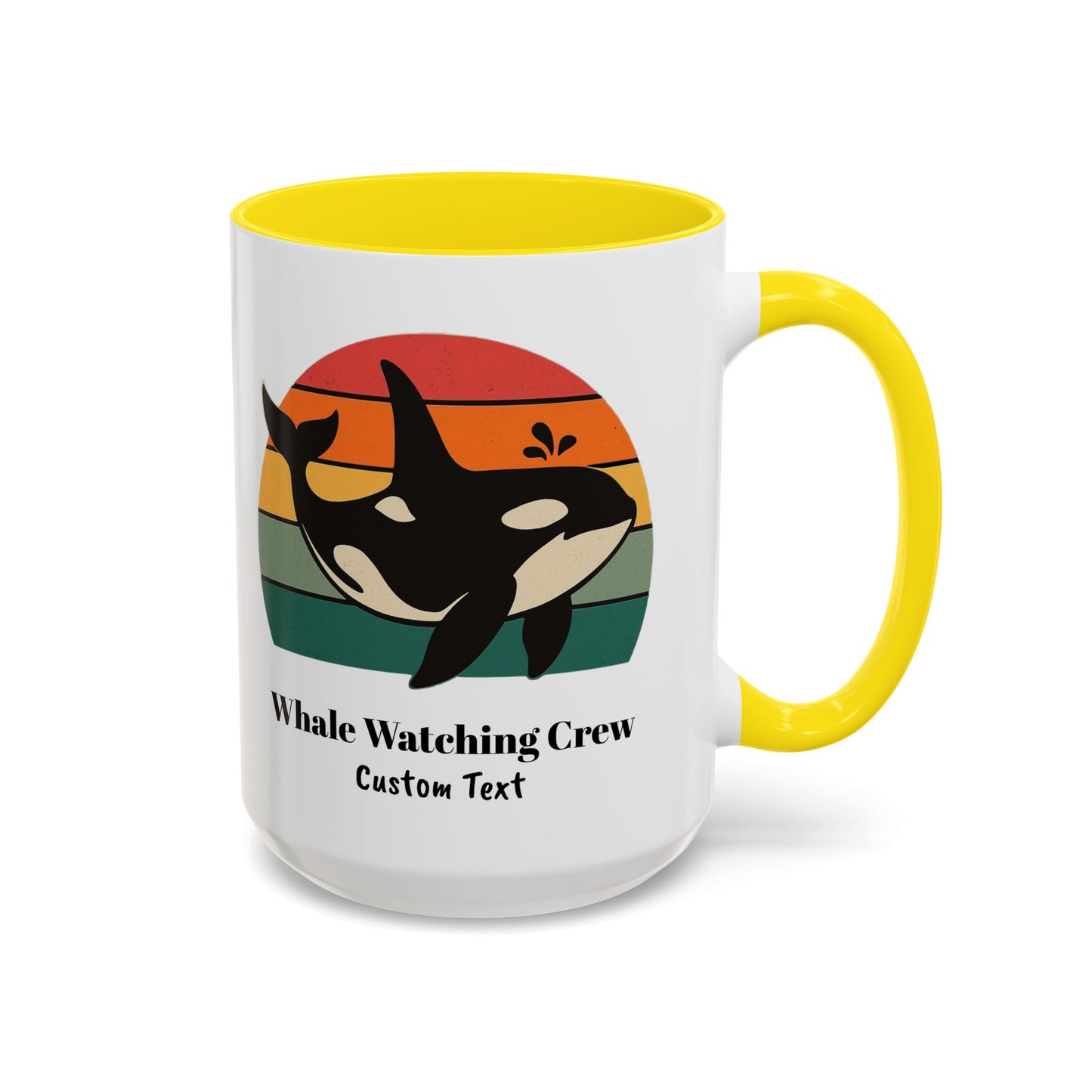 Personalized Orca Whale Coffee Mug, Whale Watching Mug, Whale Gifts, Alaskan Cruise, Blue Whale, Beluga Whale, Maui Excursion
