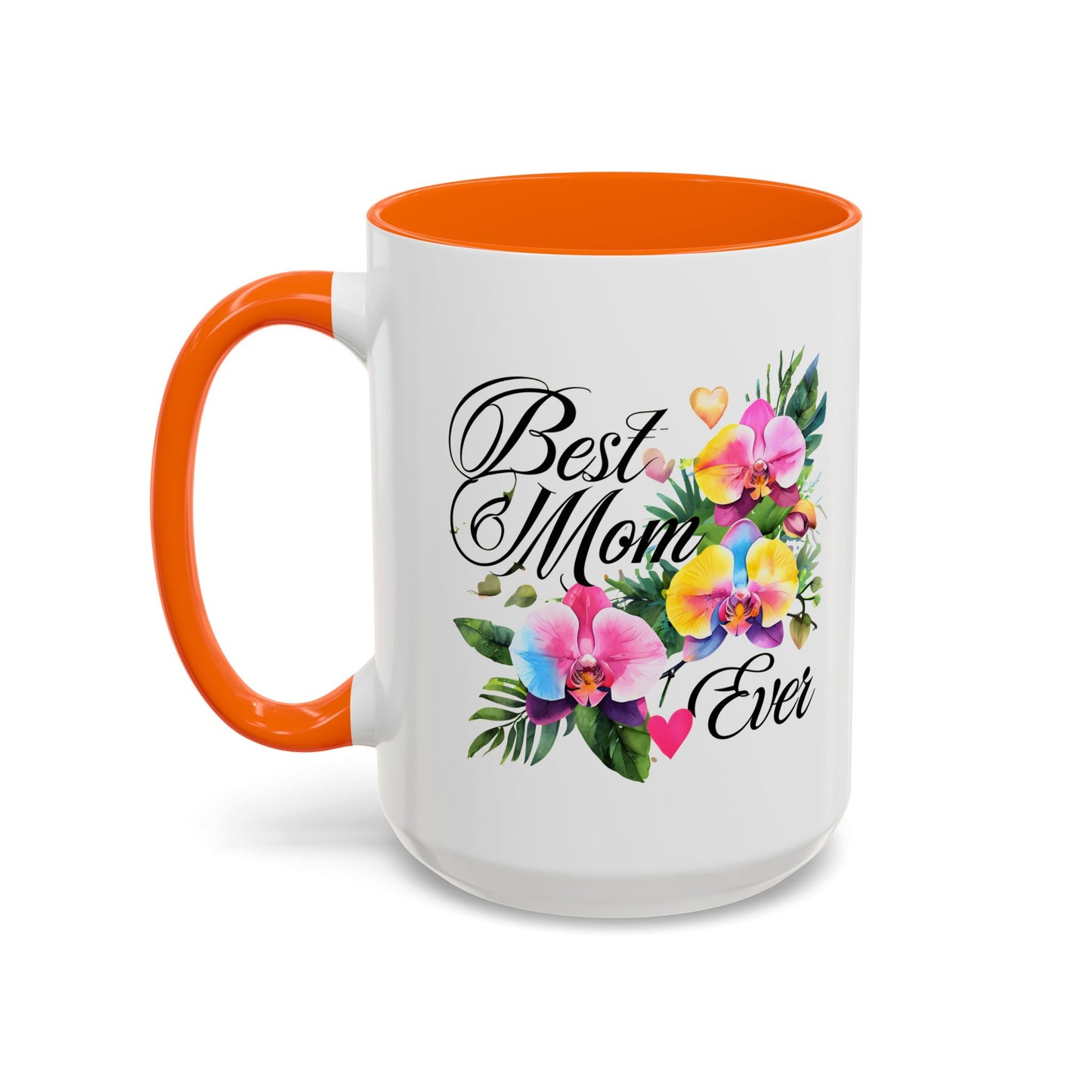 Floral Best Mom Coffee Mug, Vibrant Tea Mug for Mom, Unique Mother's Day Gift, Appreciation Gift for Her