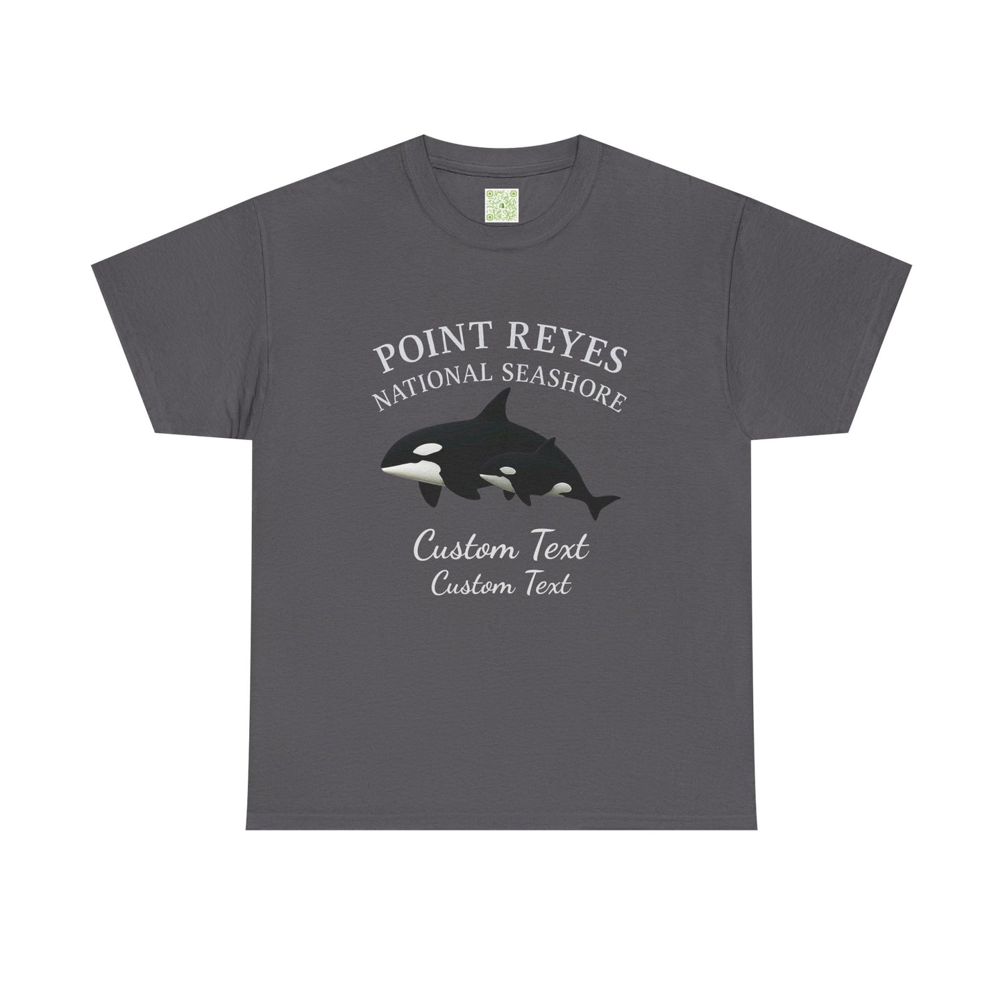 Point Reyes National Seashore Orca Tee, Marin County Whale Shirt, California Coast T-shirt, Pacific Ocean Gift, Whale Watching Apparel