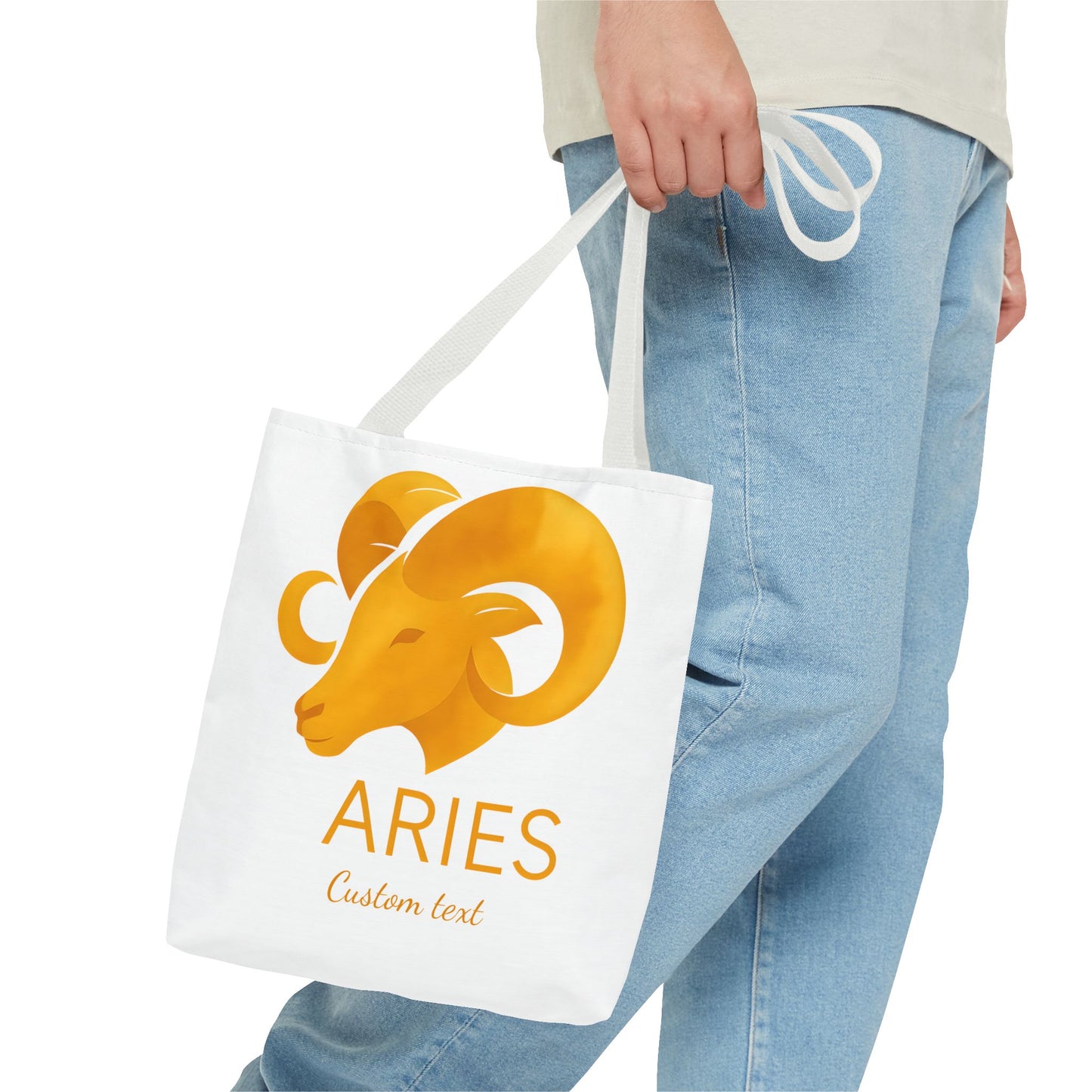 Aries Zodiac Personalized Tote Bag, Artistic Tote Bag, Astrology Bag, Unique Tote Bag, Aries Birthday Gift