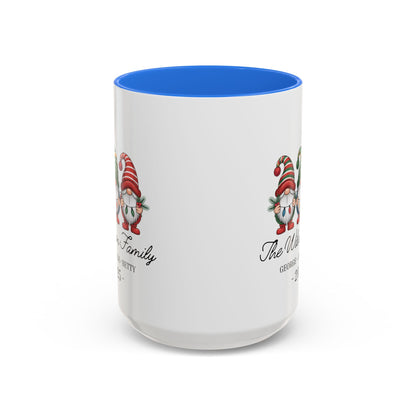 gnome mug, Personalized Family Gnome Christmas Mug, Custom Family Name 2025 Coffee Cup, Cute Holiday Gift for Family, Christmas Gnome Mug Keepsake