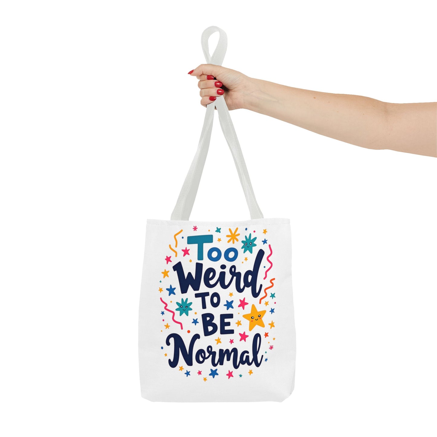 Enneagram Type 4 Tote Bag, To Weird to Be Normal, Personality Test, Enneagram Four, Self Growth Accessories