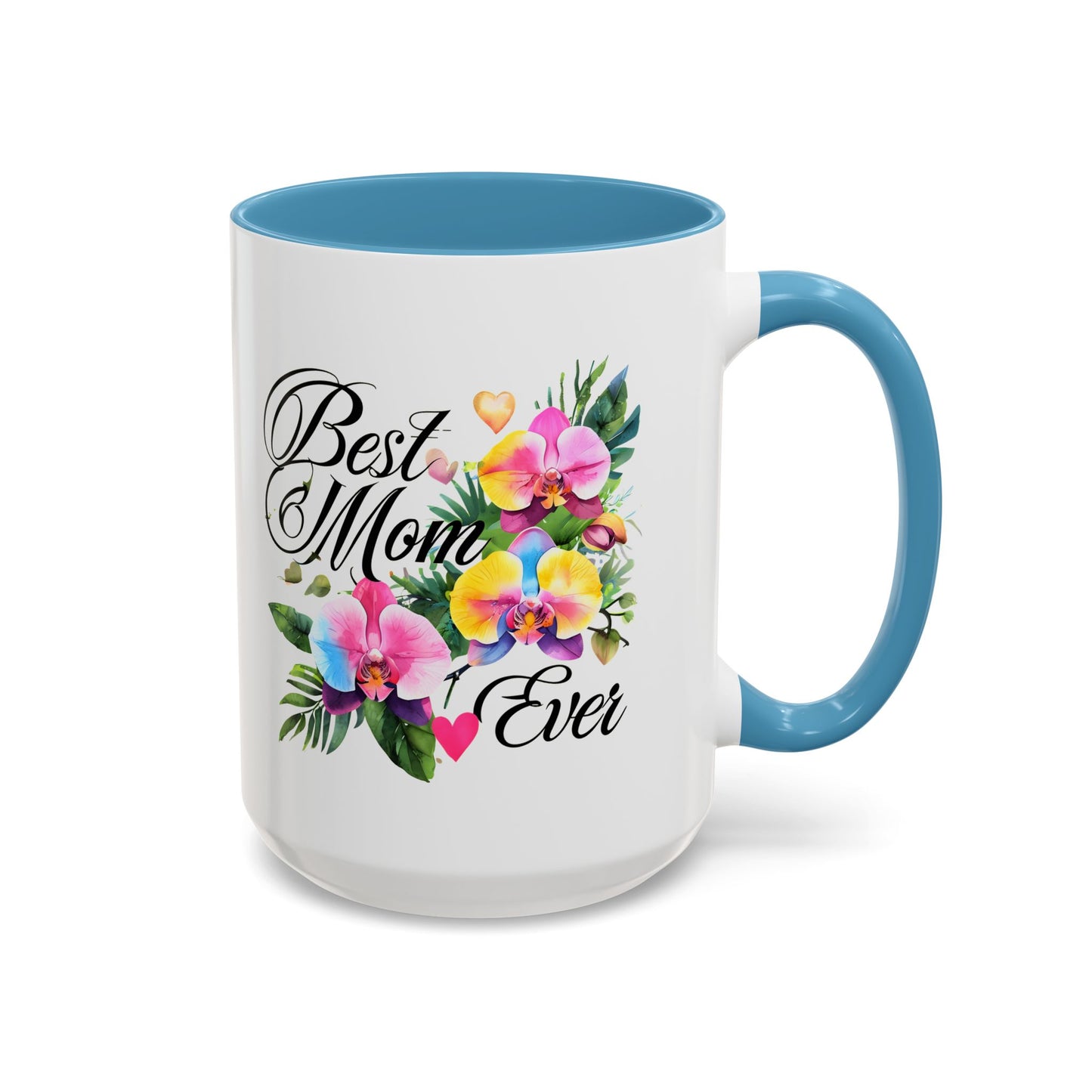Floral Best Mom Coffee Mug, Vibrant Tea Mug for Mom, Unique Mother's Day Gift, Appreciation Gift for Her