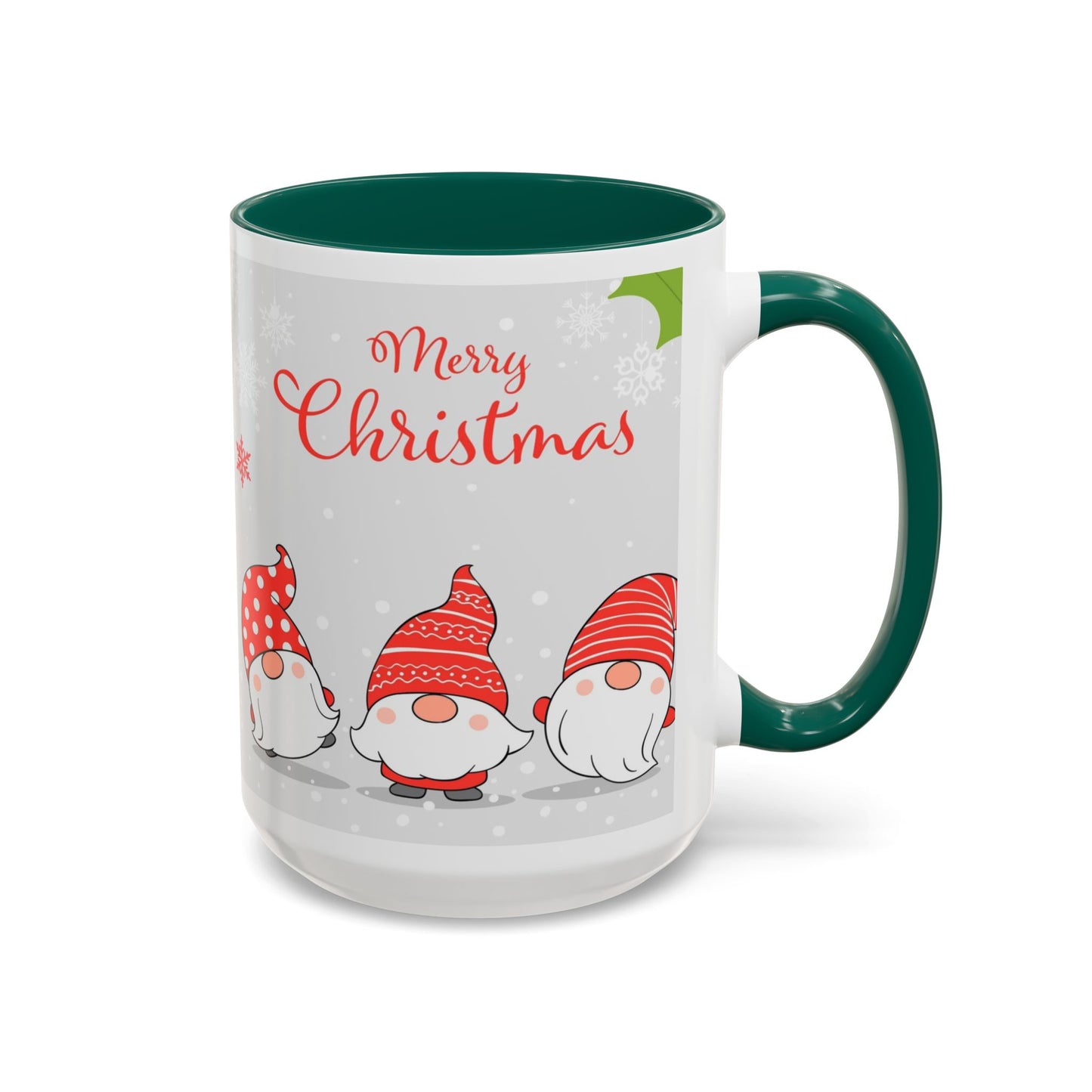 Dancing Merry Christmas Gnome Mug, Cute Holiday Coffee Cup, Festive Winter Gift for Gnome Lovers, Christmas Morning Hot Cocoa Cup, Holiday Drinkware