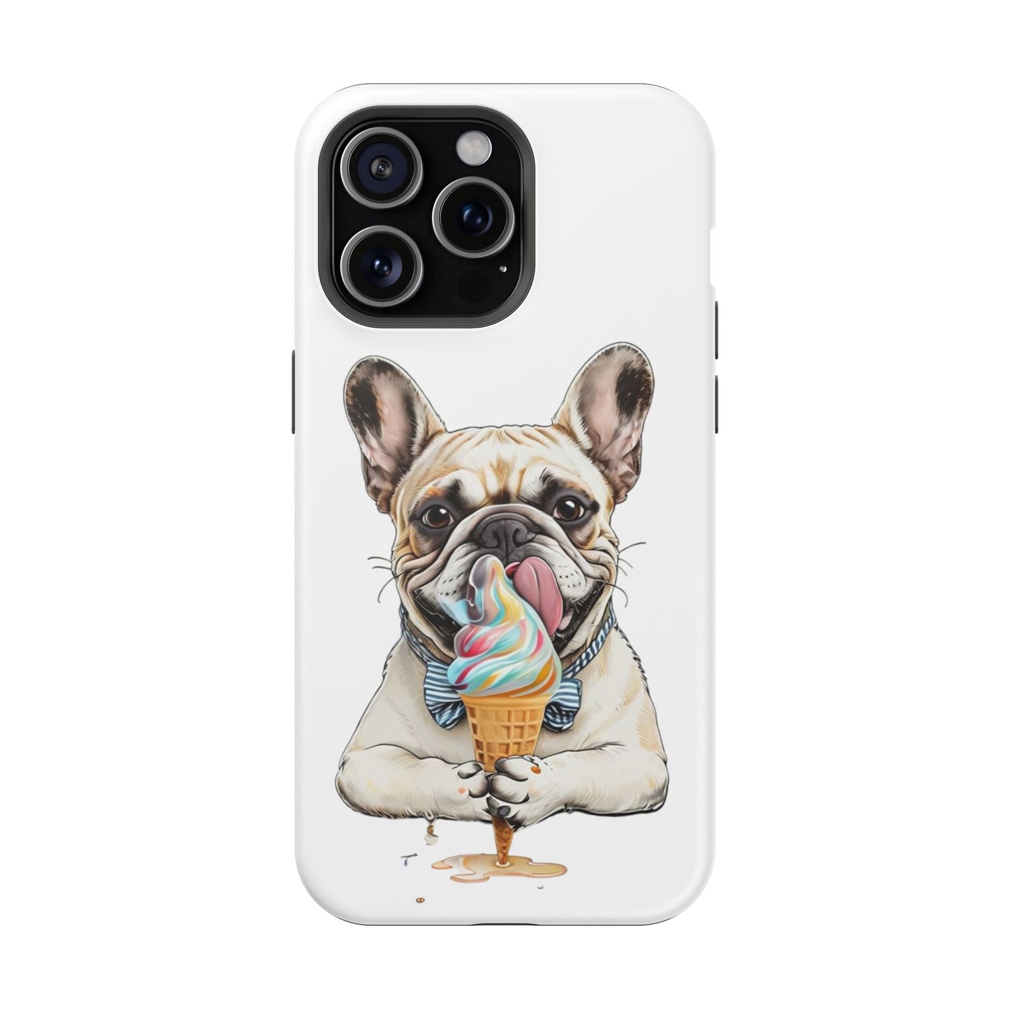 French Bulldog iPhone Case, Ice Cream Phone Case, Frenchie Mom Gift, Dog Phone Case, French Bulldog Lover Gift