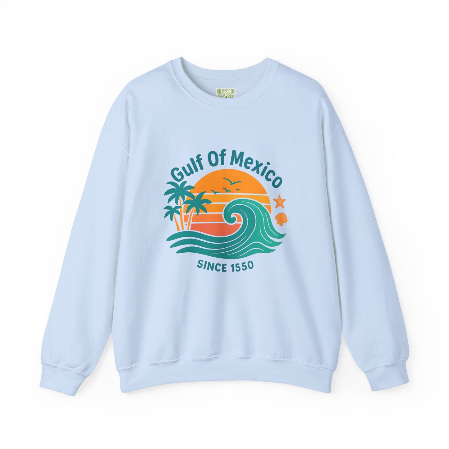 Gulf of Mexico Crewneck Sweatshirt, Retro Beach Vibes, Gulfo de Mexico, Democrat Tee, Resistance Shirt, Social Justice
