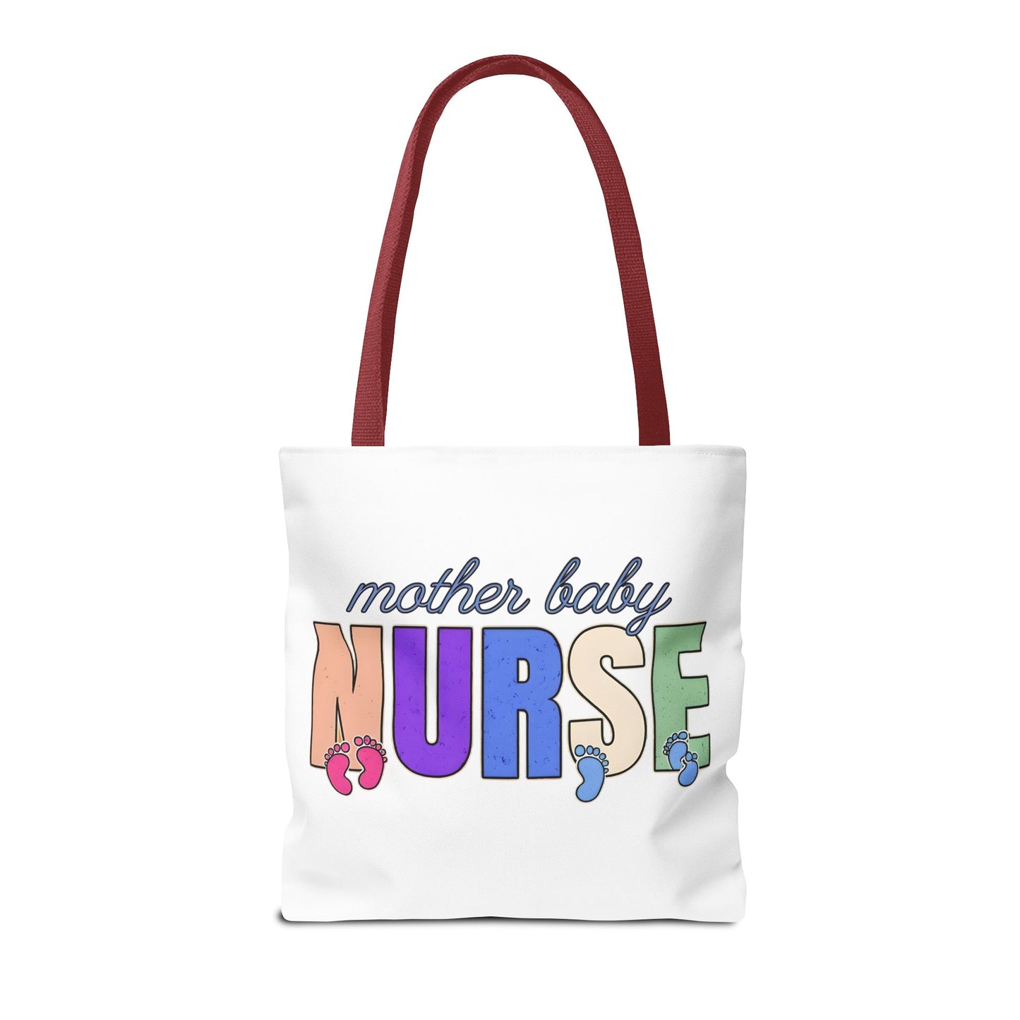Postpartum Mother Baby Nurse Tote Bag, Nurse Appreciation, Cute Nurse Bag, Labor and Delivery, Midwife Gift