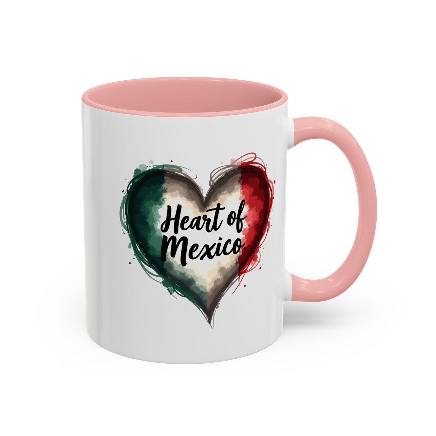 Heart of Mexico Coffee Mug, Hispanic Heritage Mug, Mexican Pride Gift, Immigrant Rights, Mexican Culture, Resistance Mug