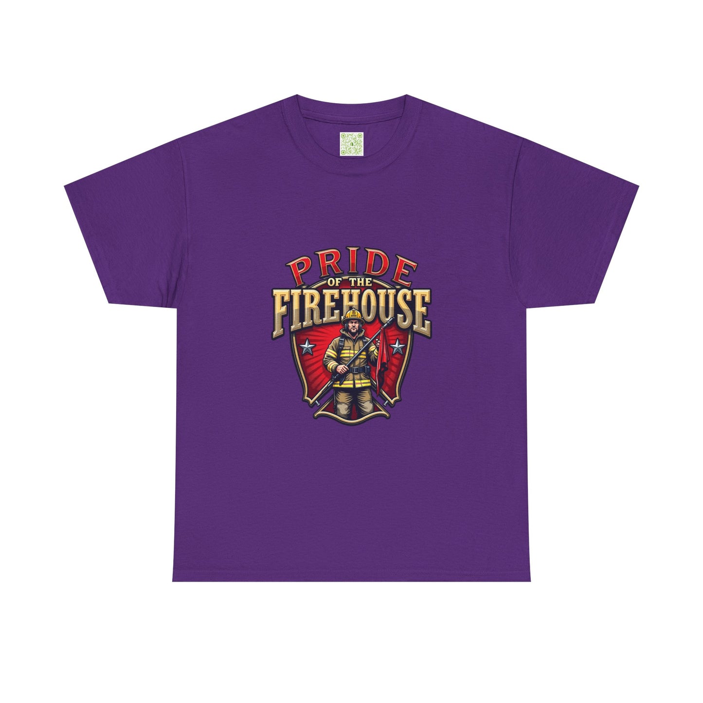 Fireman Shirt Pride of the Firehouse, Firewoman Tee, Firefighter Shirt, First Responder Gift, Fire Rescue, Thin Red Line