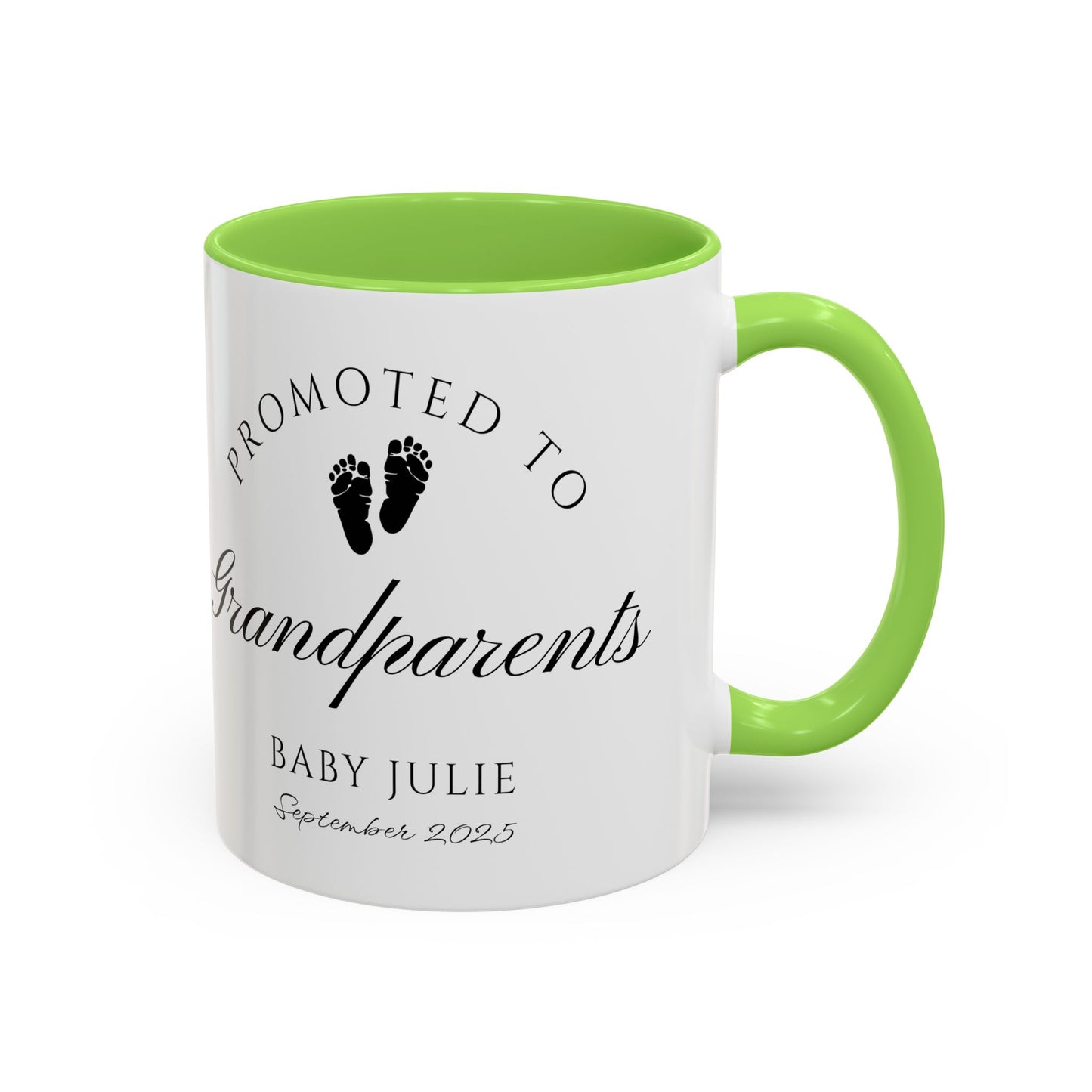 Promoted to Grandparents Mug, Pregnancy Announcement Coffee Cup, Baby Reveal Gift, New Grandparent Mug, Personalized Baby Announcement