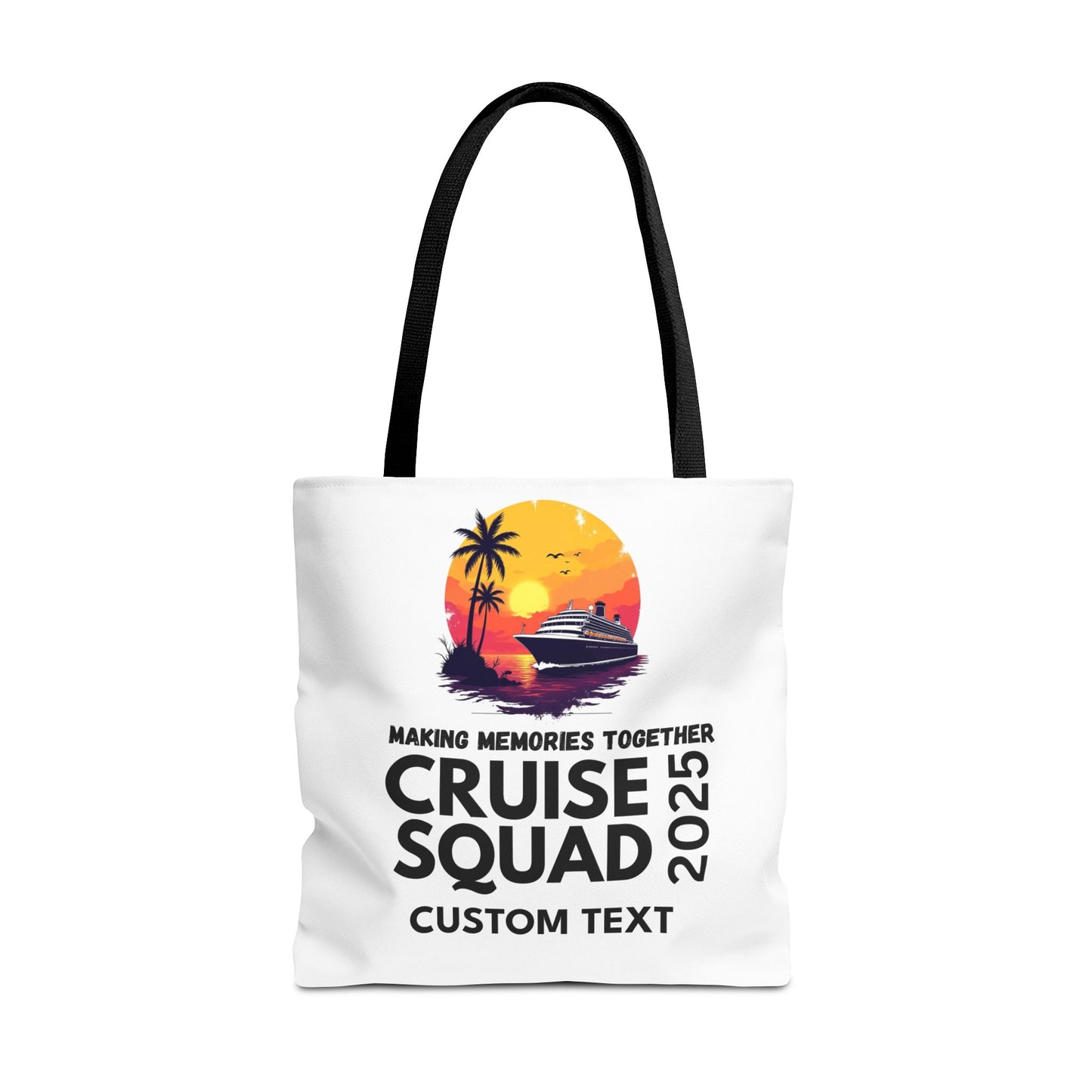 Personalized Cruise Squad Tote Bag, Family Cruise 2025, Matching Tote Bag, Vacation Tote, Family Vacation 2025, Cruise Bag
