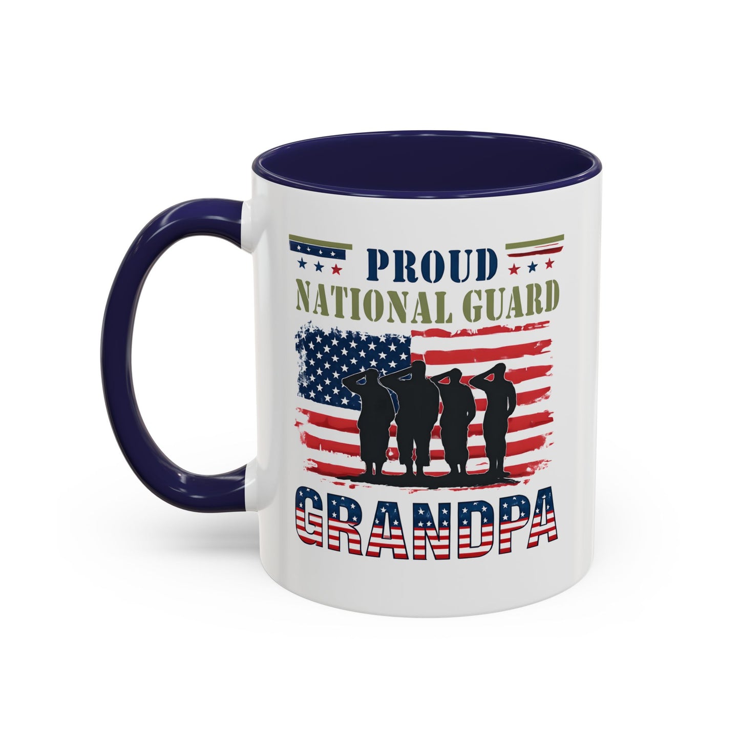 Proud National Guard Grandpa Coffee Mug, Army National Guard, Veteran Appreciation, Gift for Heroes, Military Family Gift