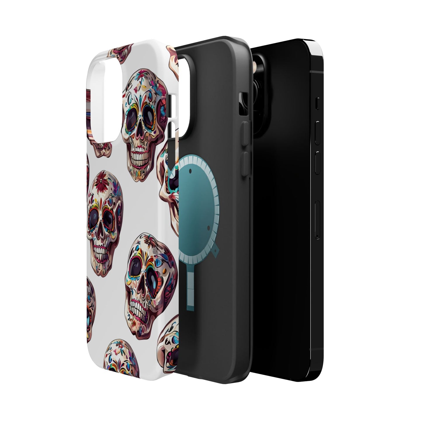 Sugar Skull Phone Case, Dia De Los Muertos, Day Of The Dead, Mexican Tradition, Sugar Skull Art, Wireless Charger