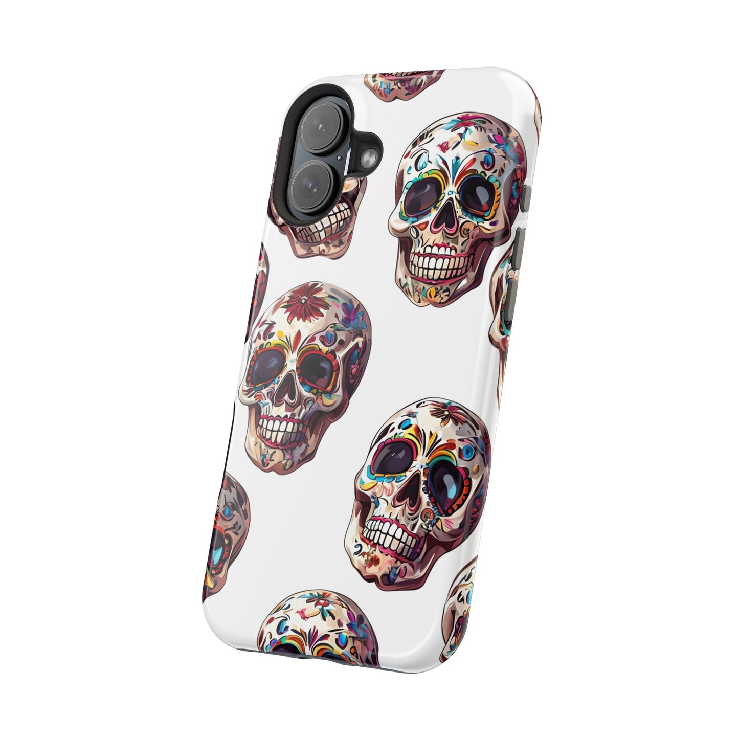 Sugar Skull Phone Case, Dia De Los Muertos, Day Of The Dead, Mexican Tradition, Sugar Skull Art, Wireless Charger
