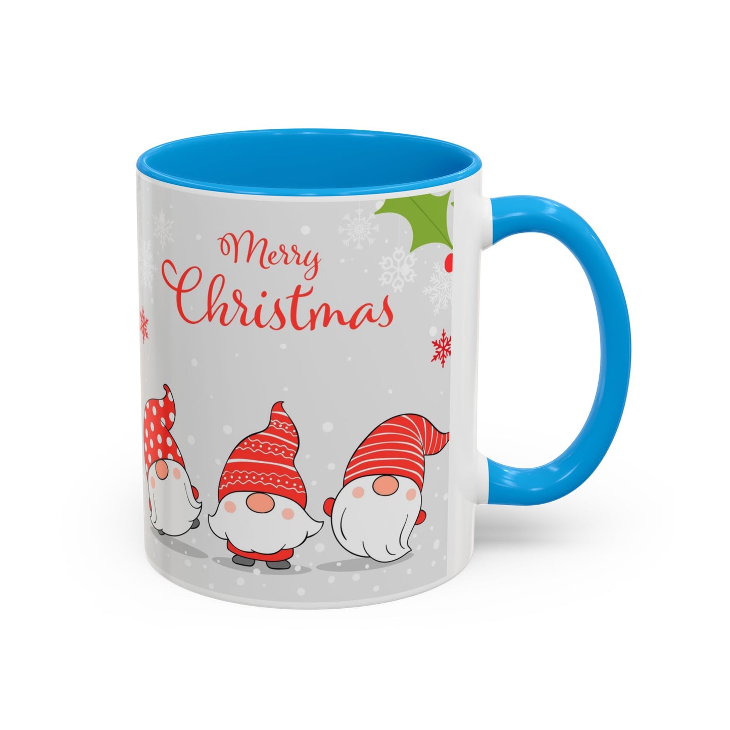 Dancing Merry Christmas Gnome Mug, Cute Holiday Coffee Cup, Festive Winter Gift for Gnome Lovers, Christmas Morning Hot Cocoa Cup, Holiday Drinkware