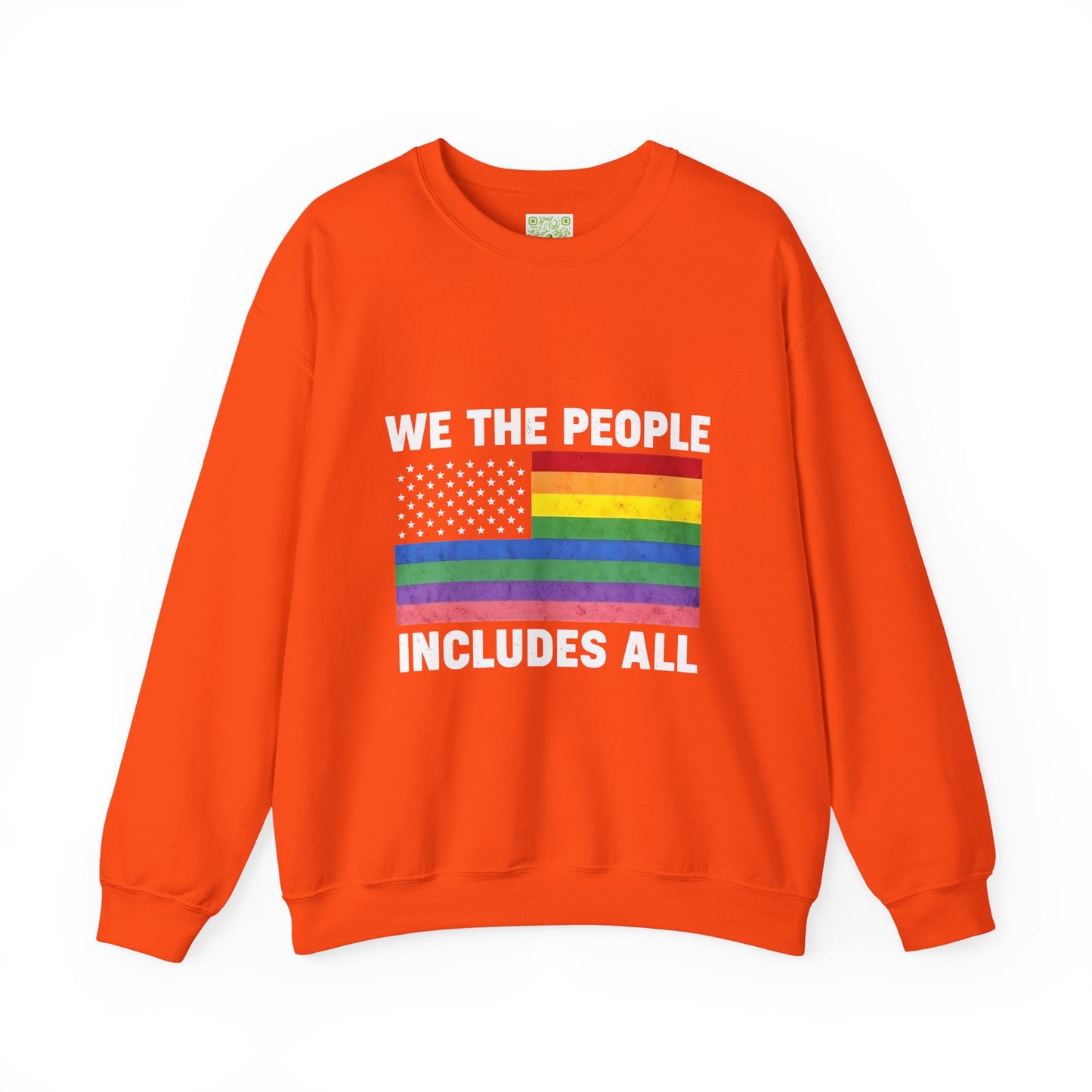 We the People Pride Includes All Crewneck, Inclusive Pride Sweatshirt, Pride 2025, Nonbinary Pride, Lesbian Shirt, LGBT Shirt, Pride Collection