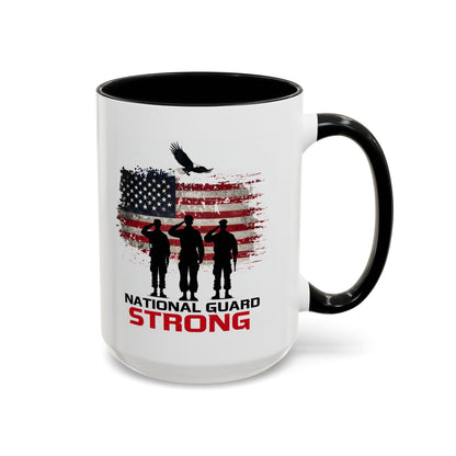 Patriotic National Guard Coffee Mug, Air National Guard, Army Wife Mug, Gift for Soldier, Army Veteran Gift, Army Dad Mug