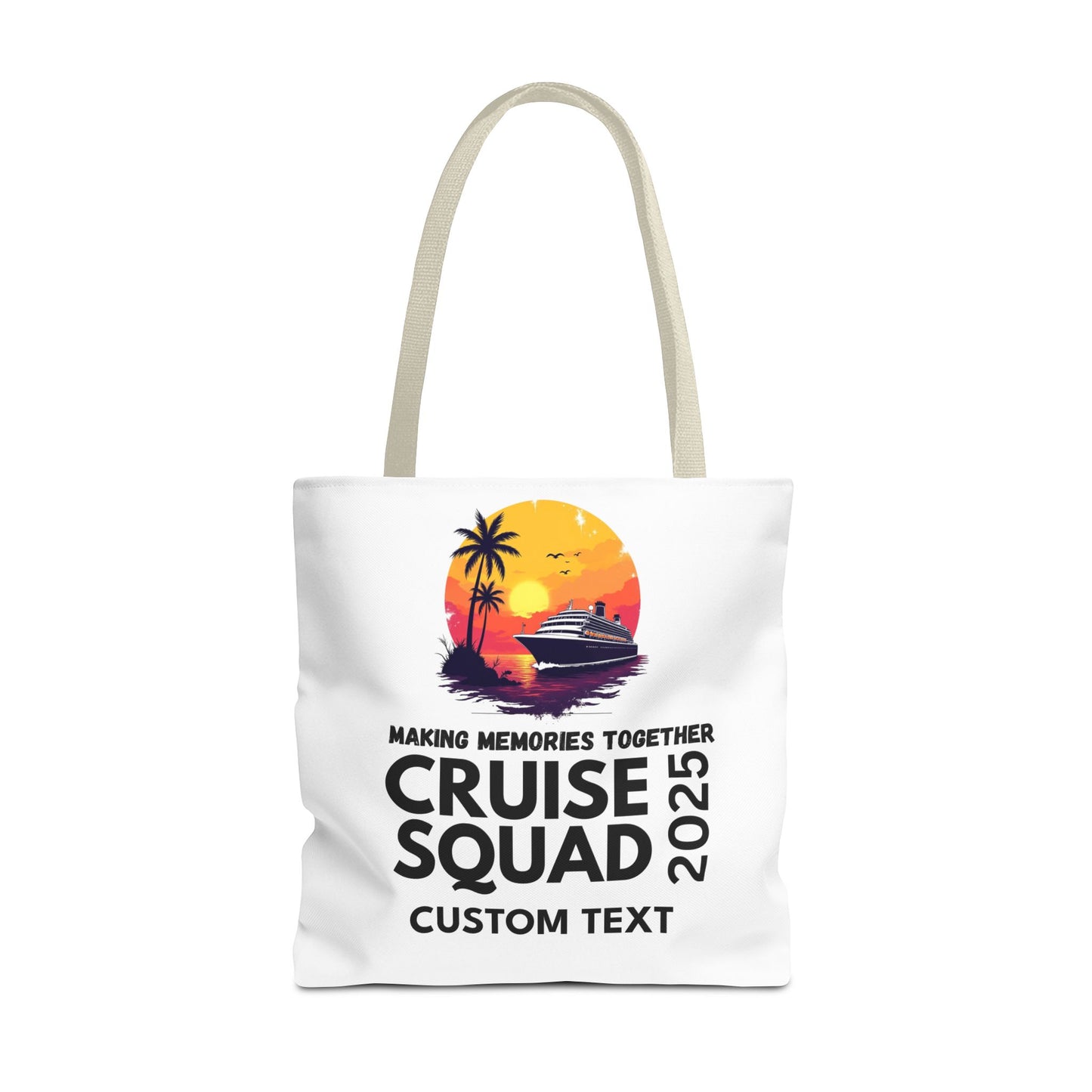 Personalized Cruise Squad Tote Bag, Family Cruise 2025, Matching Tote Bag, Vacation Tote, Family Vacation 2025, Cruise Bag