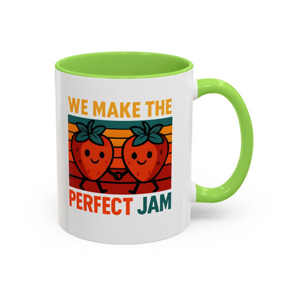 Humorous Strawberry Jam Coffee Mug, Summer Vibes Mug, Strawberry Mug, Food Humor Mug, Hilarious Mug, Gift Idea