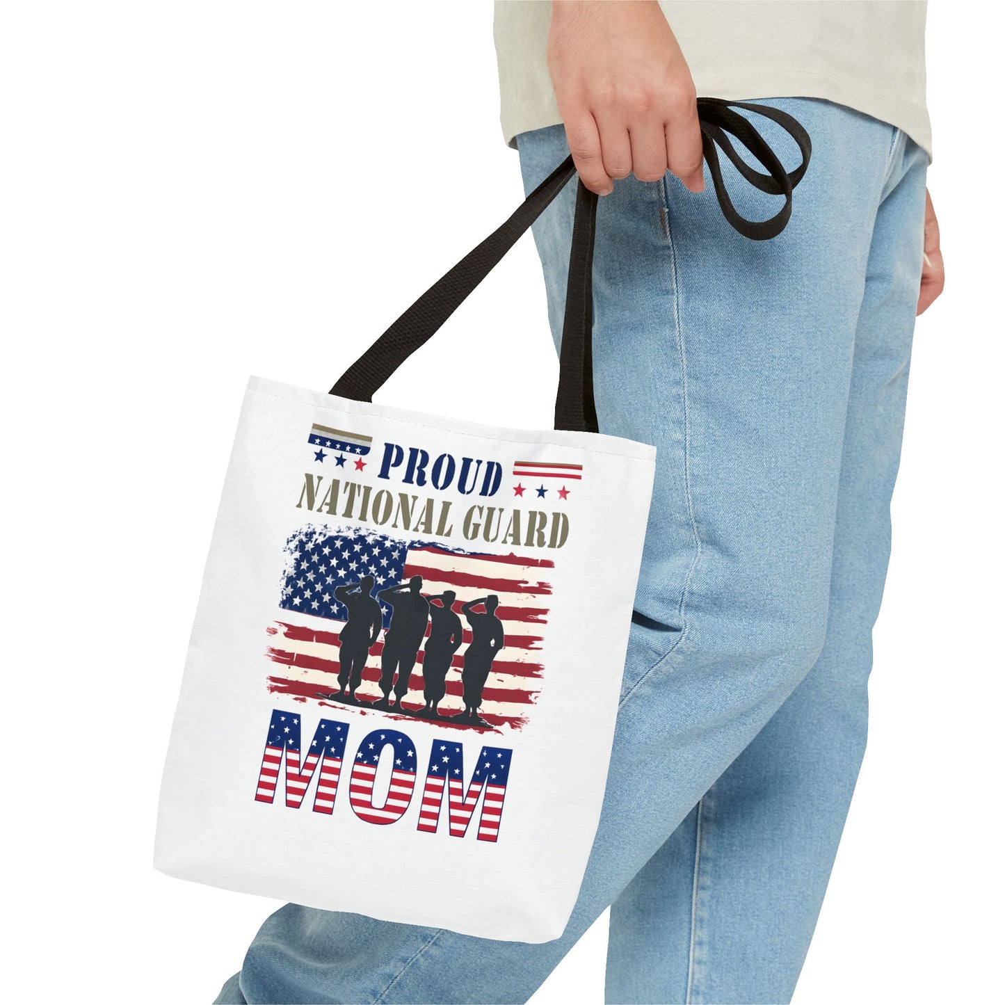 Proud National Guard Mom Tote Bag, Proud Army Mom, Marine Mom, Army Wife, Military Mom, Military Tote Bag, USA