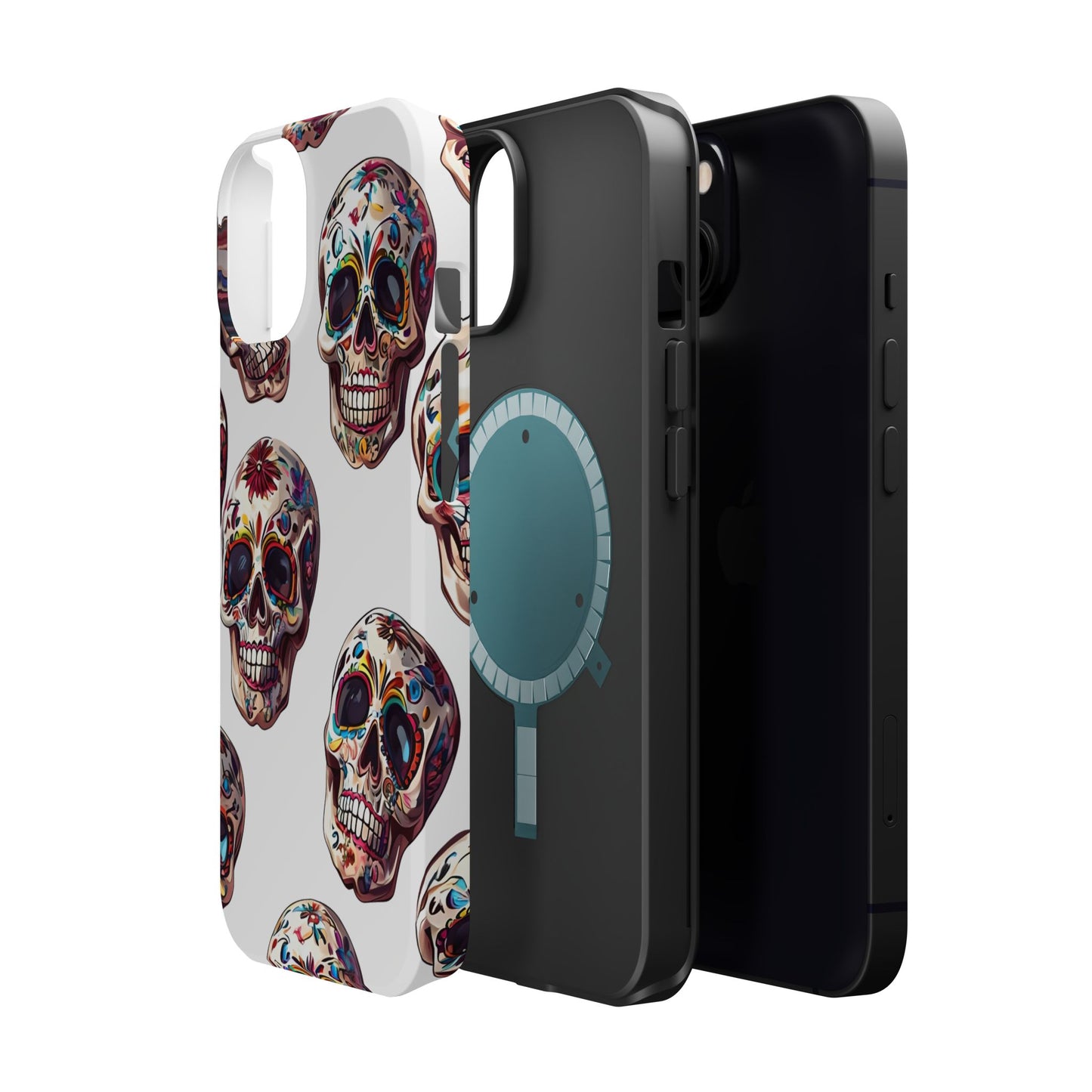 Sugar Skull Phone Case, Dia De Los Muertos, Day Of The Dead, Mexican Tradition, Sugar Skull Art, Wireless Charger