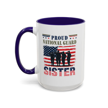National Guard, Proud Sister Mug, Army National Guard, Armed Forces Gift, Veteran Appreciation, Gift For Heroes
