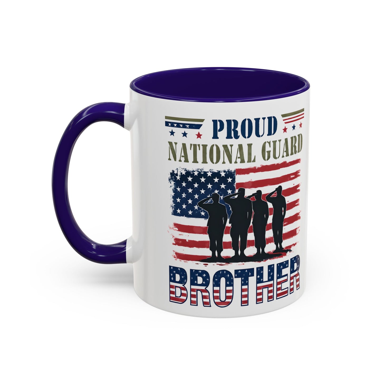 National Guard, Proud Brother Coffee Mug, Veteran Appreciation Mug, Military Family Gift, Army Gifts, Tactical Gifts