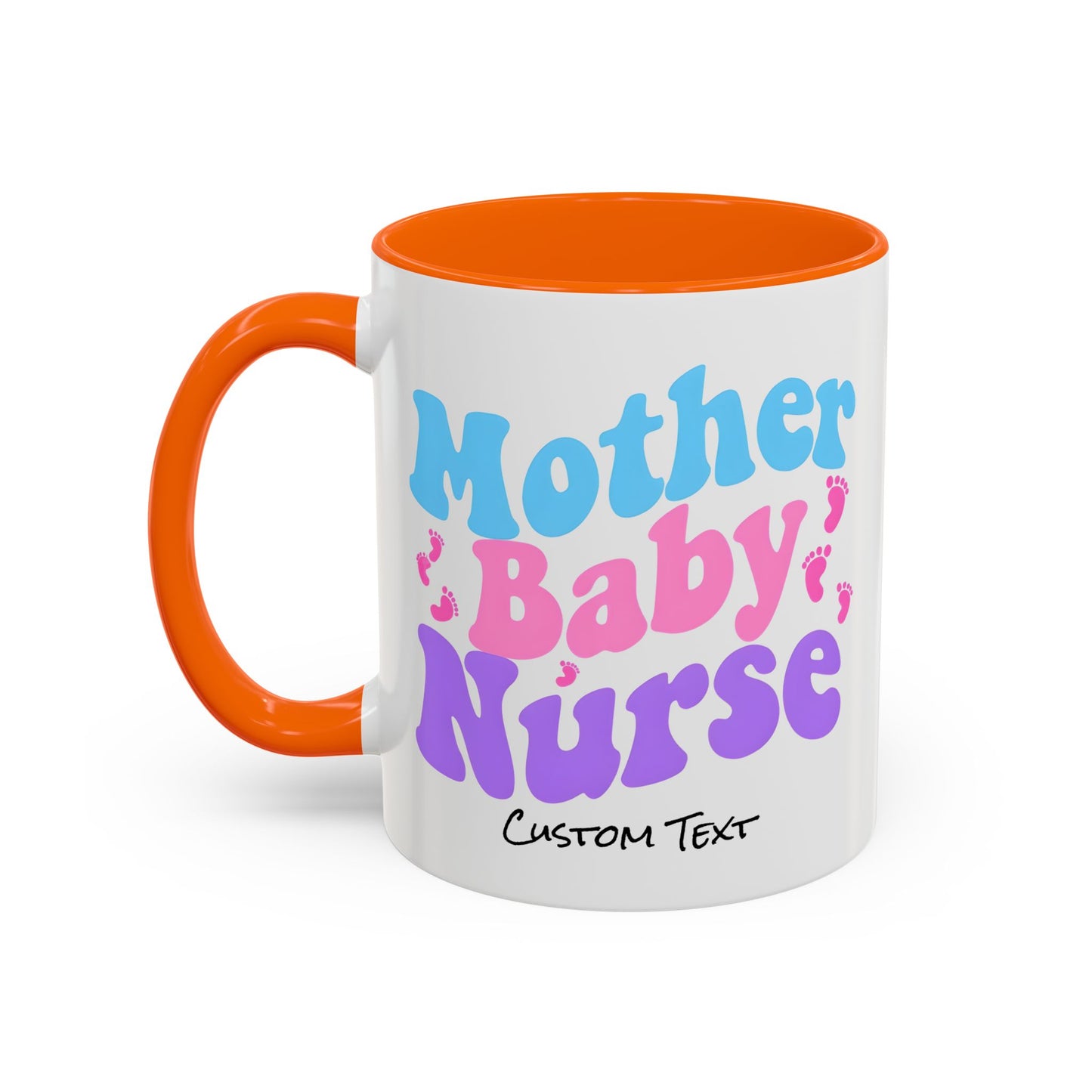 Retro Mother Baby Nurse Coffee Mug, Nurse Practitioner Gift, Labor and Delivery Nurse, Postpartum Gift, Nursery Nurse Cup