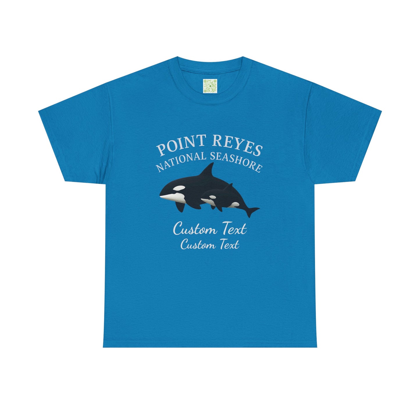 Point Reyes National Seashore Orca Tee, Marin County Whale Shirt, California Coast T-shirt, Pacific Ocean Gift, Whale Watching Apparel