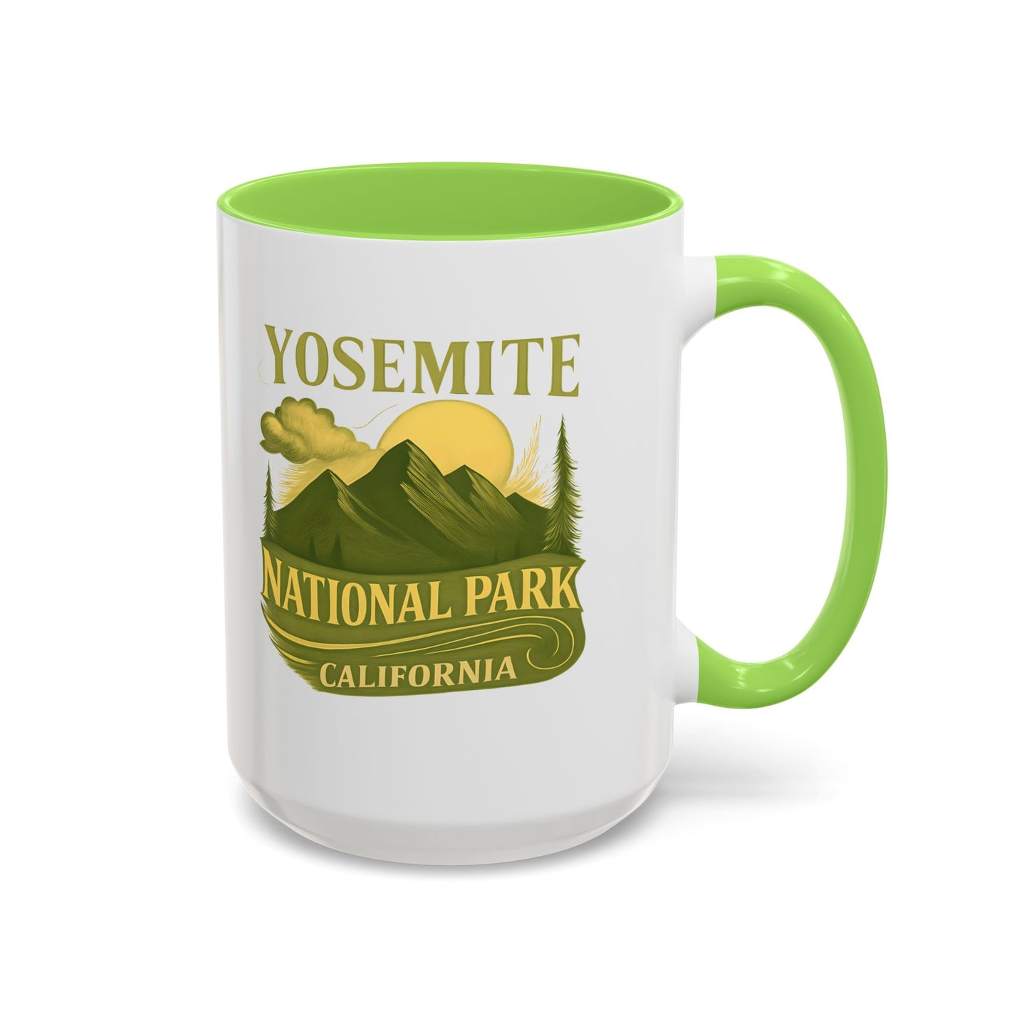 Yosemite National Park Accent Mug, Yosemite Gift, Yosemite Travel Gift, California Trip, Granola Girl Gift