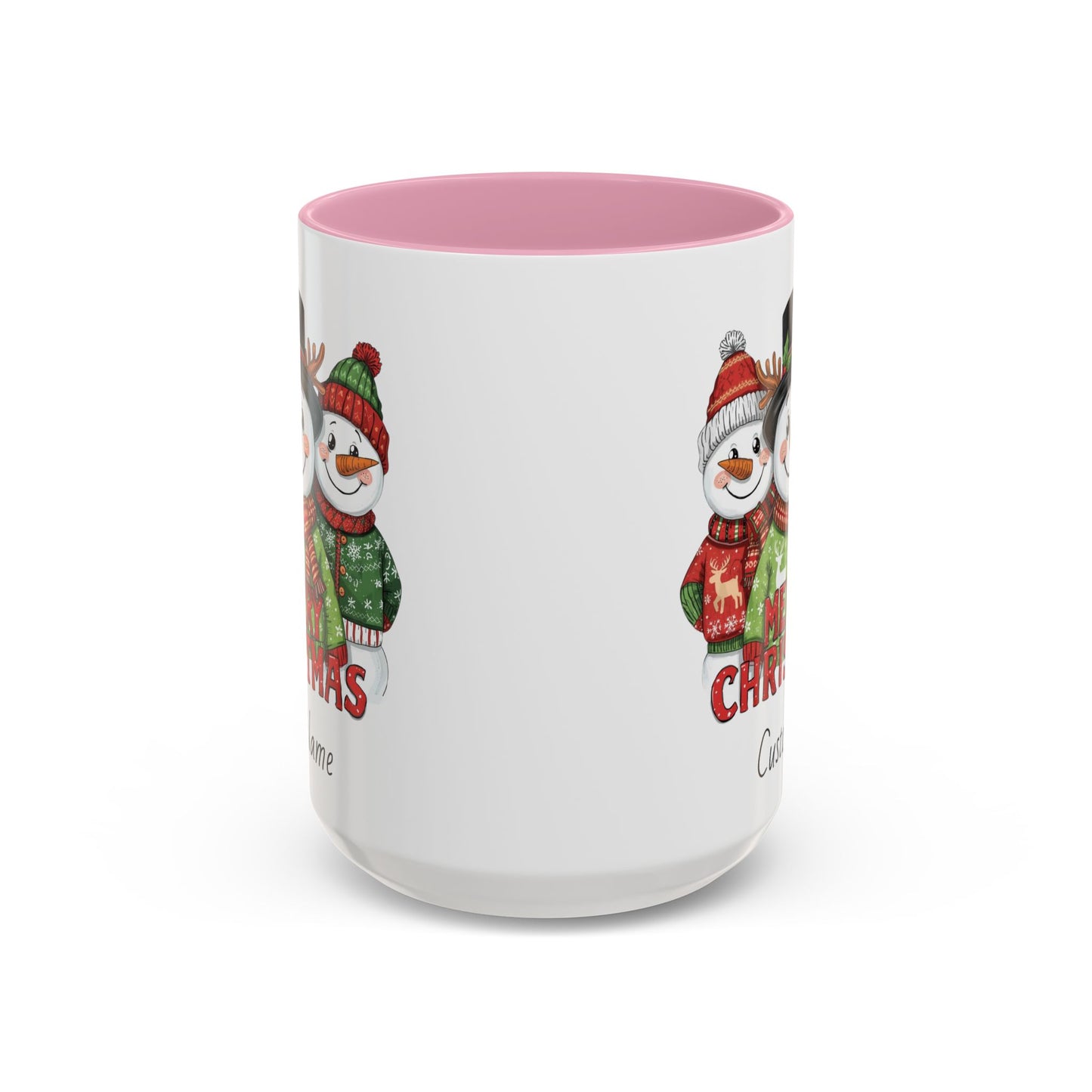 Cheerful Christmas Snowman Mug, Snowman Coffee Mug, Cute Christmas Mug, Snowman Gift for Her, Gift for Neighbors