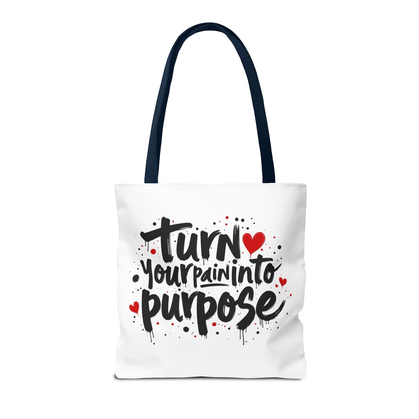 Enneagram 4 Inspirational Tote Bag, Turn Your Pain Into Purpose, Enneagram Type 4, Self Growth, Personality Types