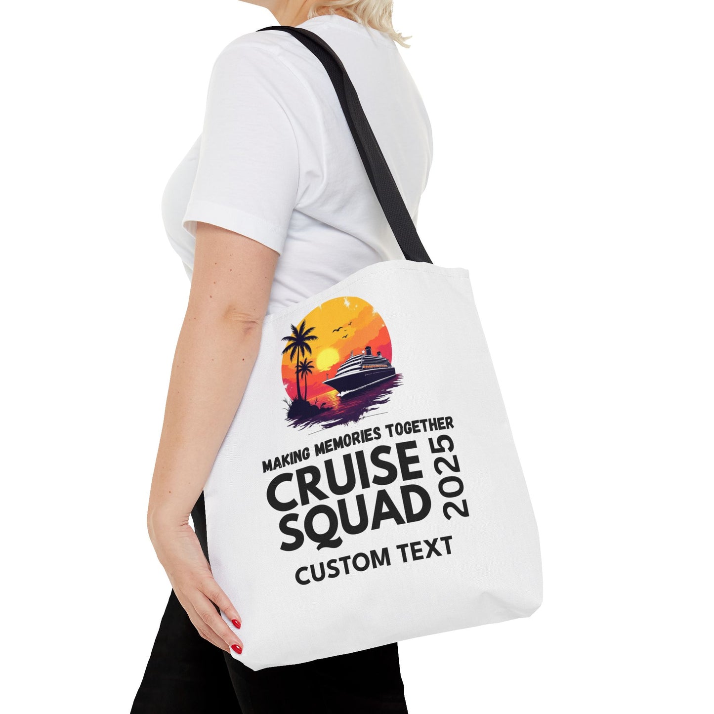 Personalized Cruise Squad Tote Bag, Family Cruise 2025, Matching Tote Bag, Vacation Tote, Family Vacation 2025, Cruise Bag
