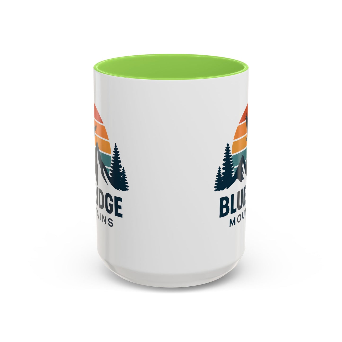 Blue Ridge Mountains, One Happy Camper, Accent Coffee Mug, Blueridge Mug, Blue Ridge Parkway, Camping Coffee Mug, Camping Gift