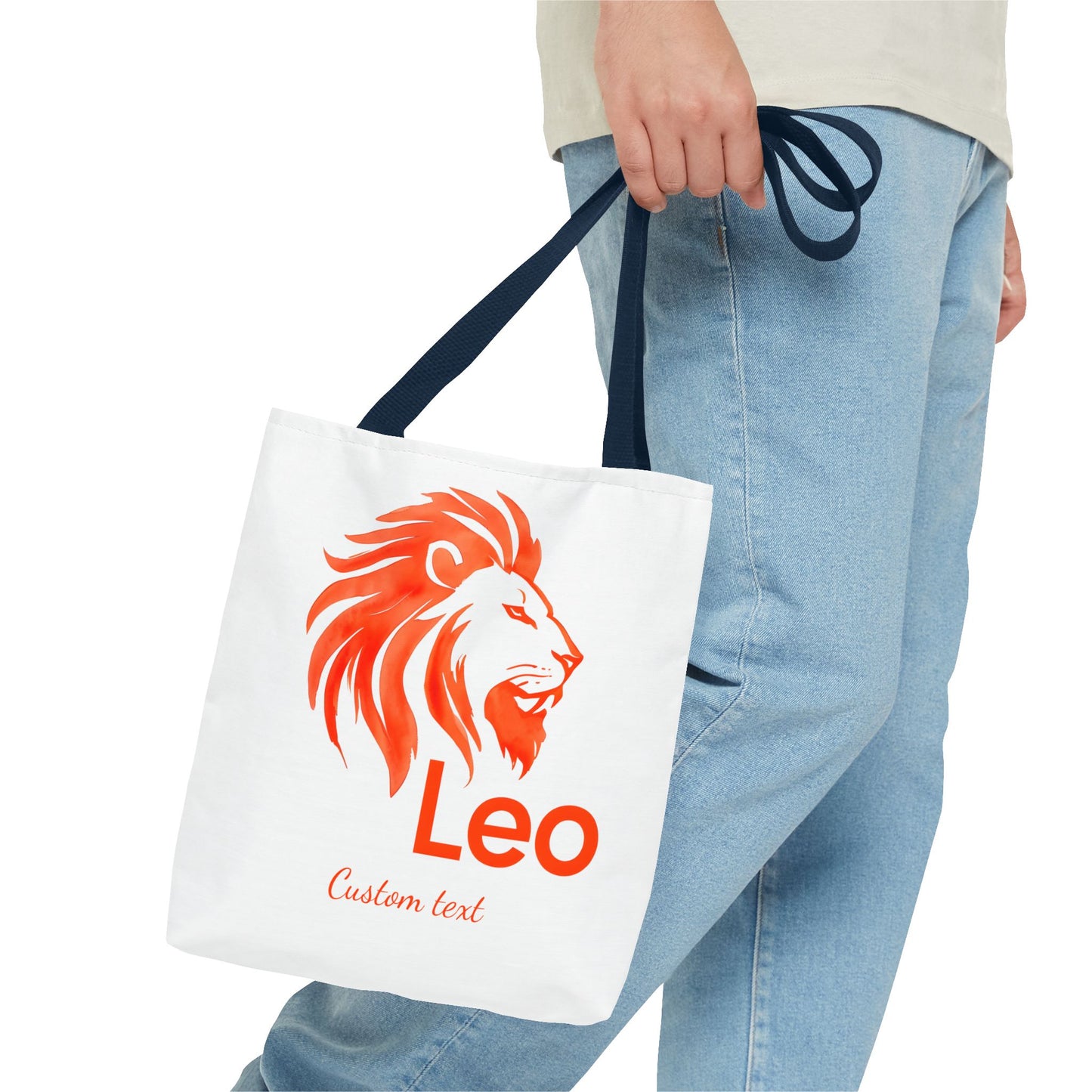 Leo Zodiac Personalized Tote Bag, Artistic Tote Bag, Astrology Lover, Trendy Tote Bag, Weekender, Aesthetic Tote