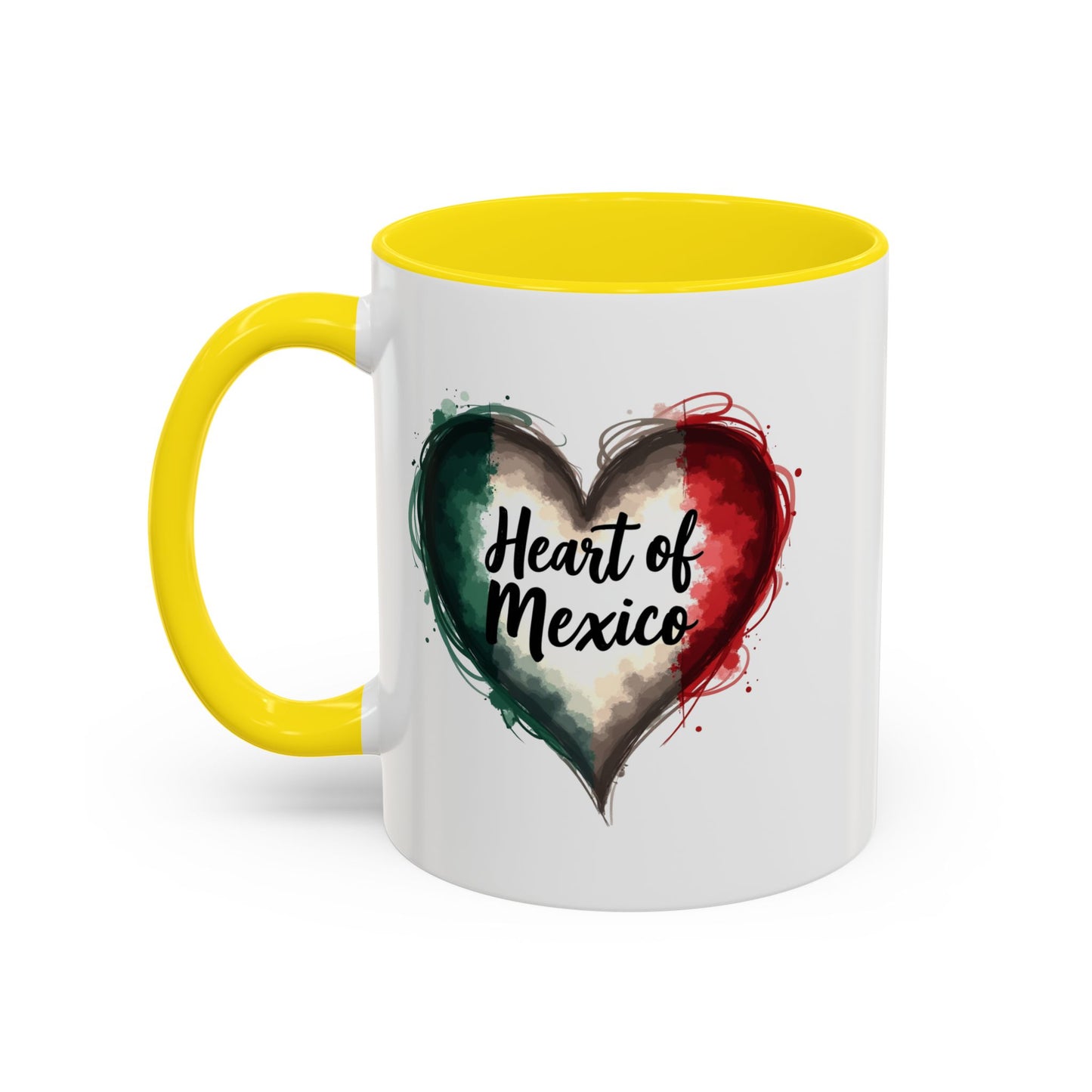 Heart of Mexico Coffee Mug, Hispanic Heritage Mug, Mexican Pride Gift, Immigrant Rights, Mexican Culture, Resistance Mug