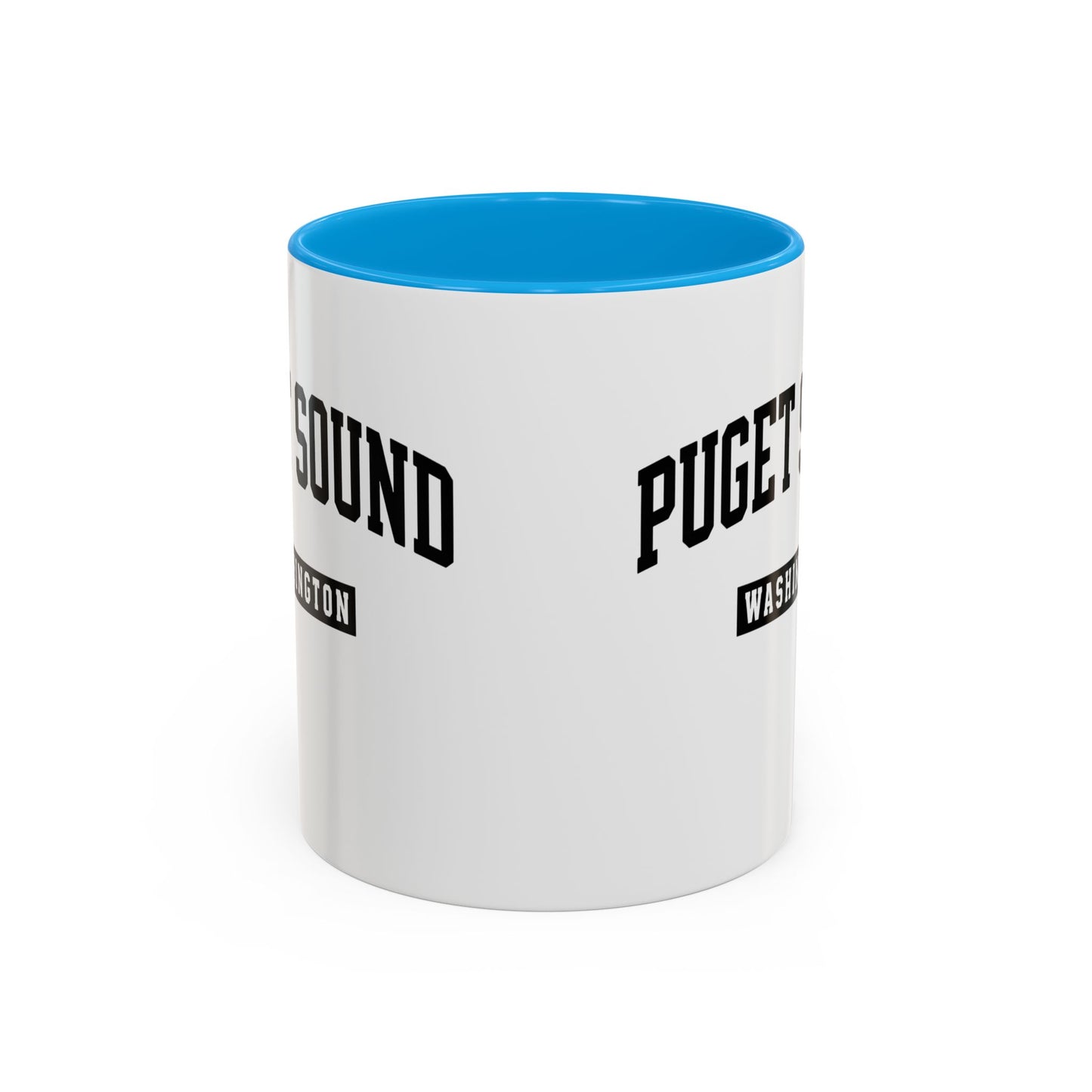 Seattle, Tacoma, Puget Sound Washington Accent Coffee Mug, Tacoma, Puget Sound Gift, Puget Sound WA, Washington Souvenir, Puget Sound Mug