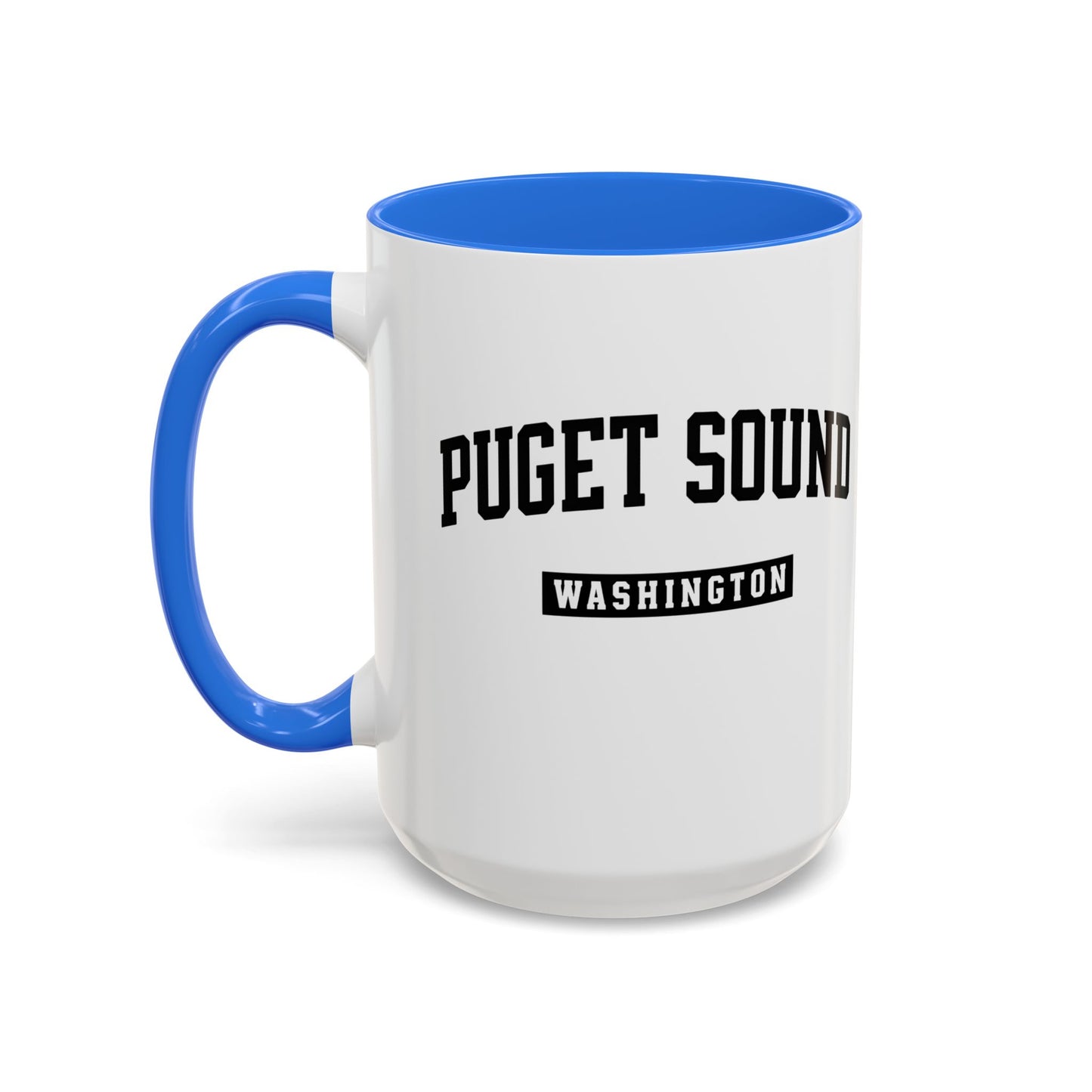 Seattle, Tacoma, Puget Sound Washington Accent Coffee Mug, Tacoma, Puget Sound Gift, Puget Sound WA, Washington Souvenir, Puget Sound Mug