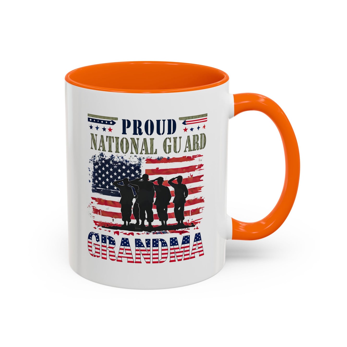 Patriotic National Guard Grandma Mug, Army National Guard, Gift for Heroes, Veteran Appreciation, Military Family Gift