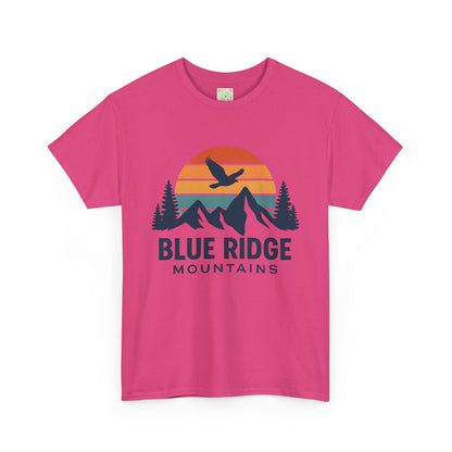 Blue Ridge Parkway Unisex Heavy Cotton Tee, Nature Lover Shirt, Blue Ridge Mountains, North Carolina Shirt, Camping Gift