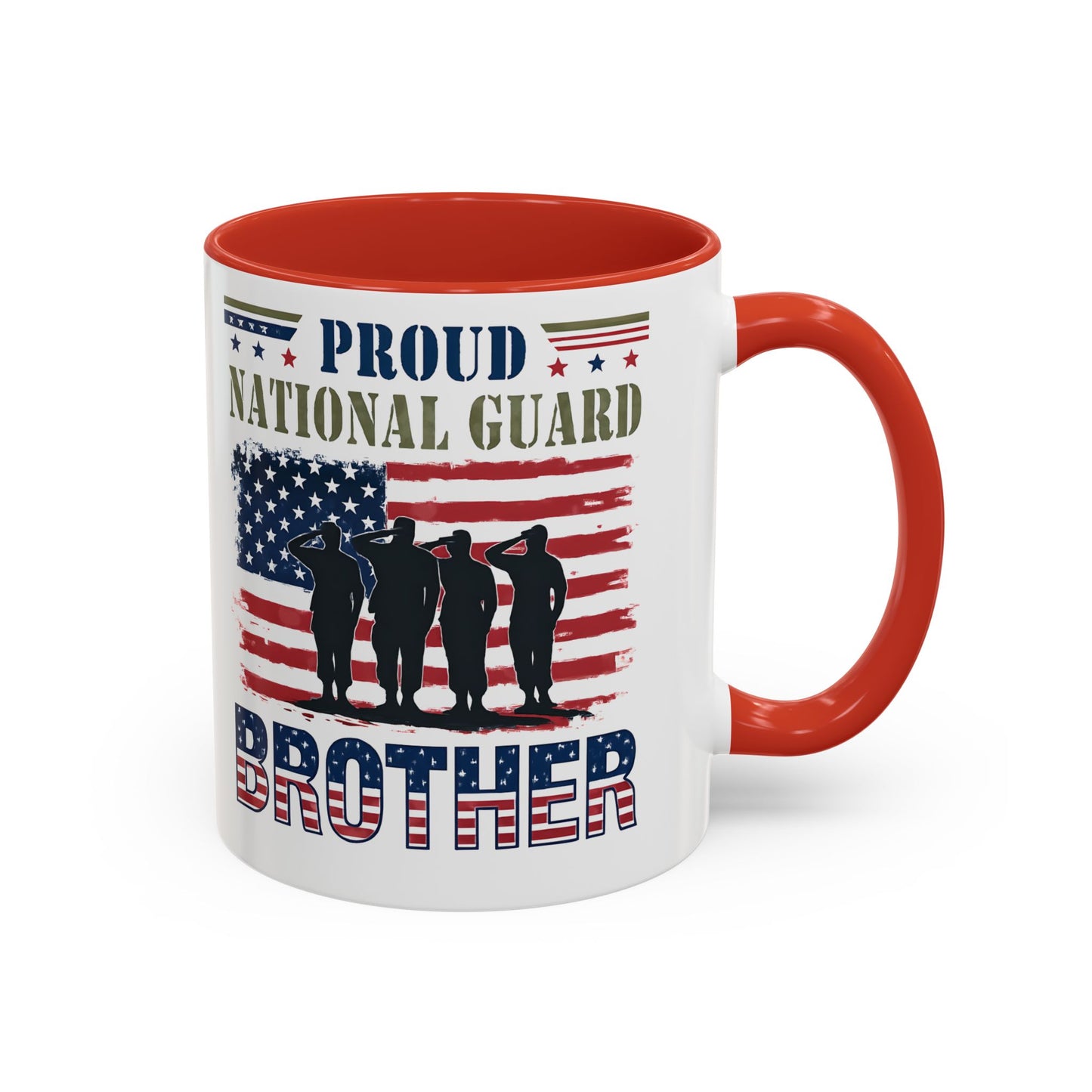 Proud National Guard Brother Coffee Mug, Veteran Appreciation Mug, Military Family Gift, Army Gifts, Tactical Gifts