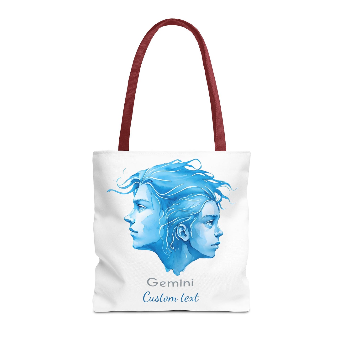 Gemini Zodiac Personalized Tote Bag, Astrology Lover Gift, Artistic Tote Bag, Gemini Birthday Gift, Trendy Tote