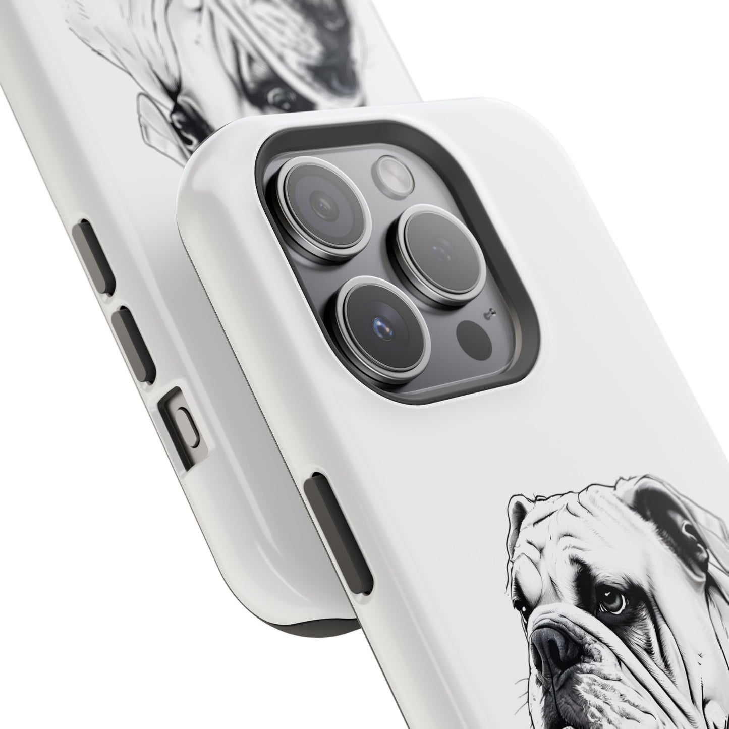 Bulldog Magnetic Tough Cases - Durable Phone Protection, Pet Lovers Gift, Animal Accessories, Unique Design, Personalized Tech