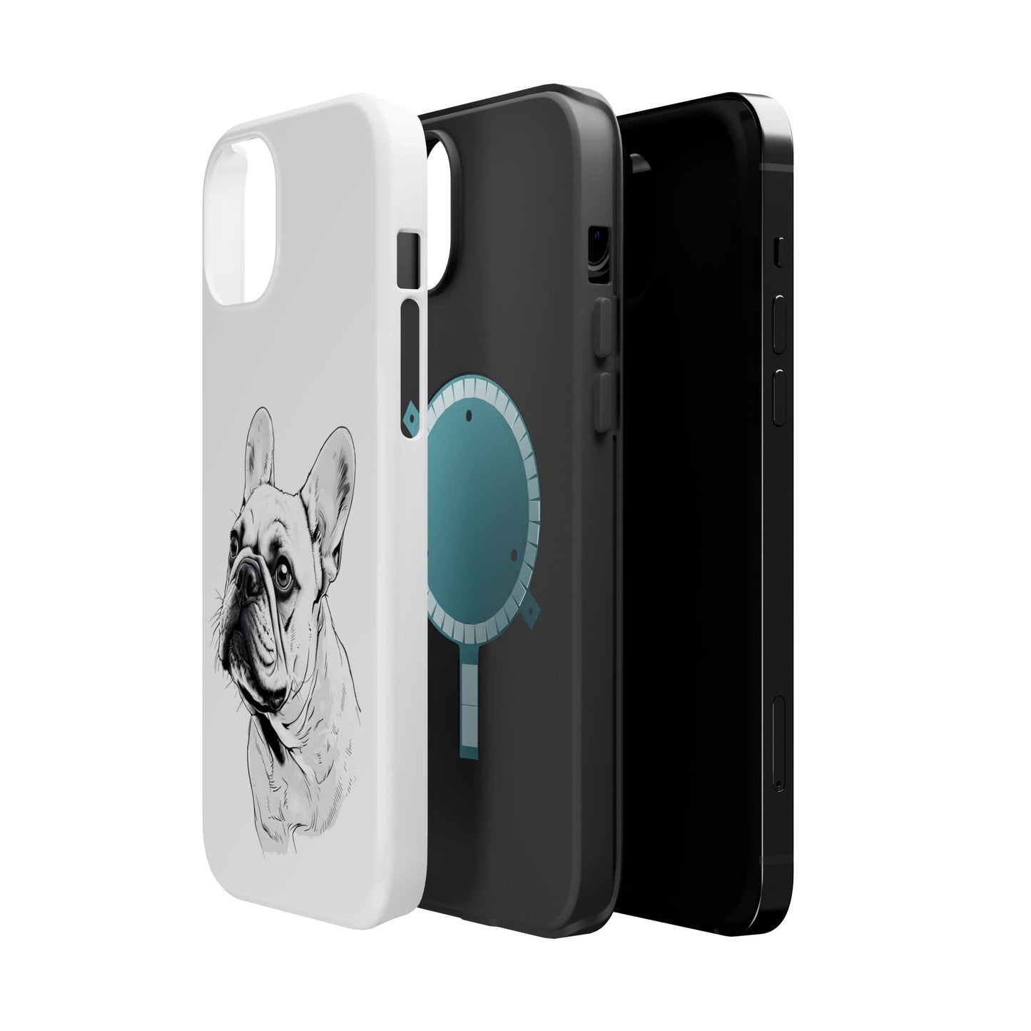 French Bulldog Magnetic Phone Case, Custom Pet Case, Durable Phone Accessories, Gift for Dog Lovers, Unique Phone Protection