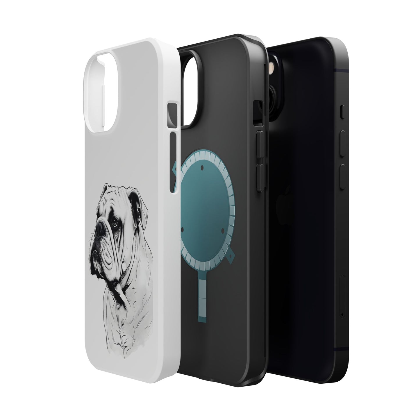 Bulldog Magnetic Tough Cases - Durable Phone Protection, Pet Lovers Gift, Animal Accessories, Unique Design, Personalized Tech